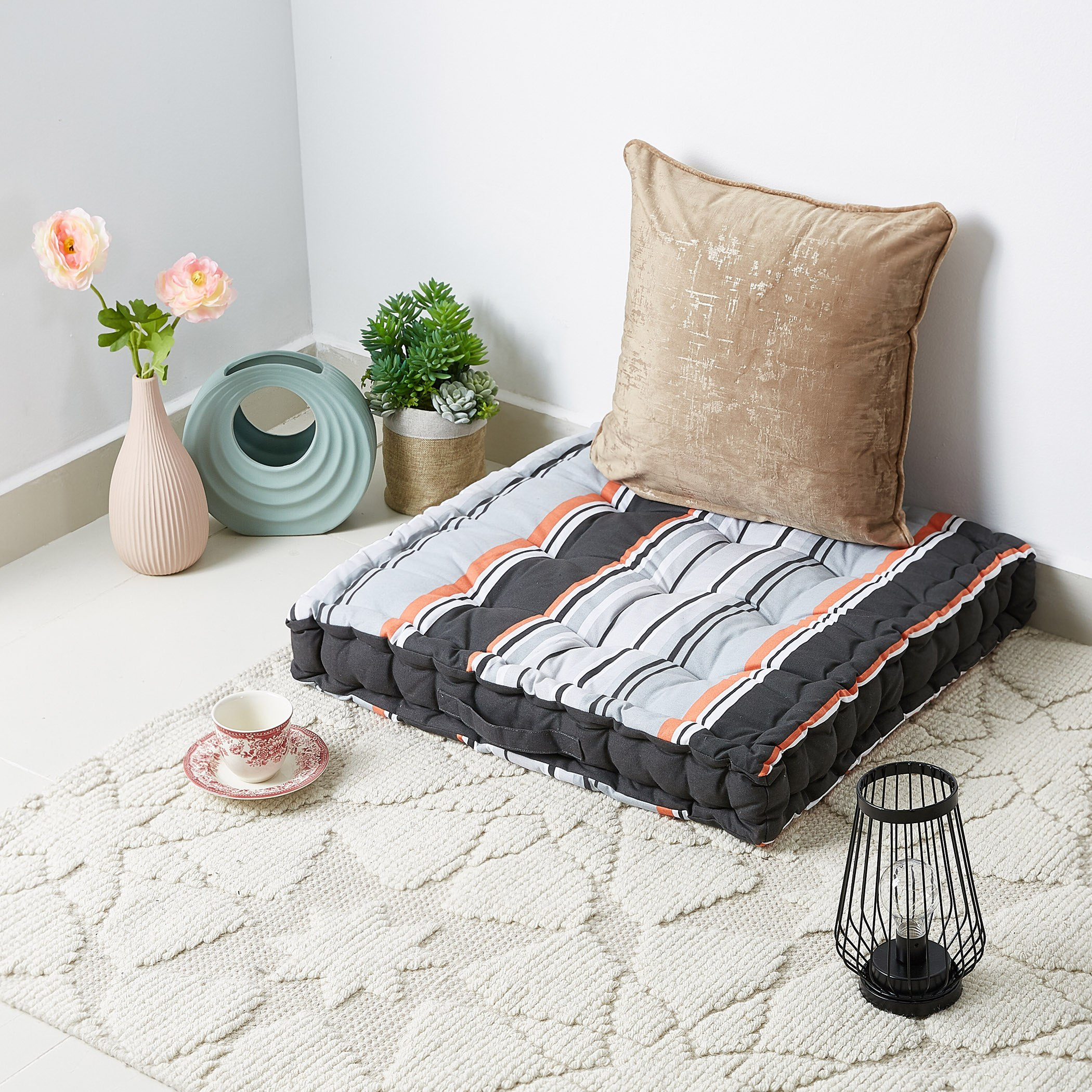 غطاء وسادة مخملي بطبعات من أودري - 45x45 سم-hbxhomeware-cushionsandcovers-cushioncovers-image-3