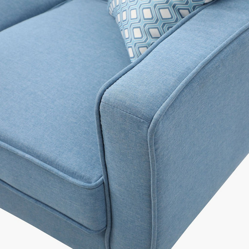Natalia Single Seater Sofa with Cushion-Armchairs-image-4