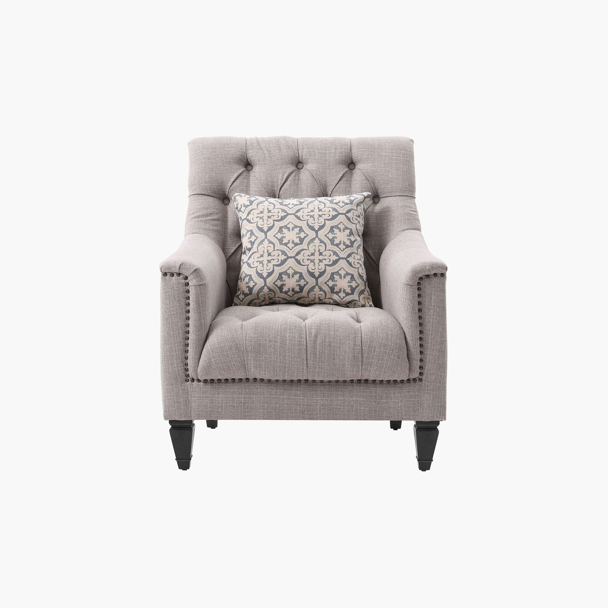Davonport 1-Seater Fabric Armchair with Cushion-hbxlivingroom-sofasandarmchairs-sofas-image-1