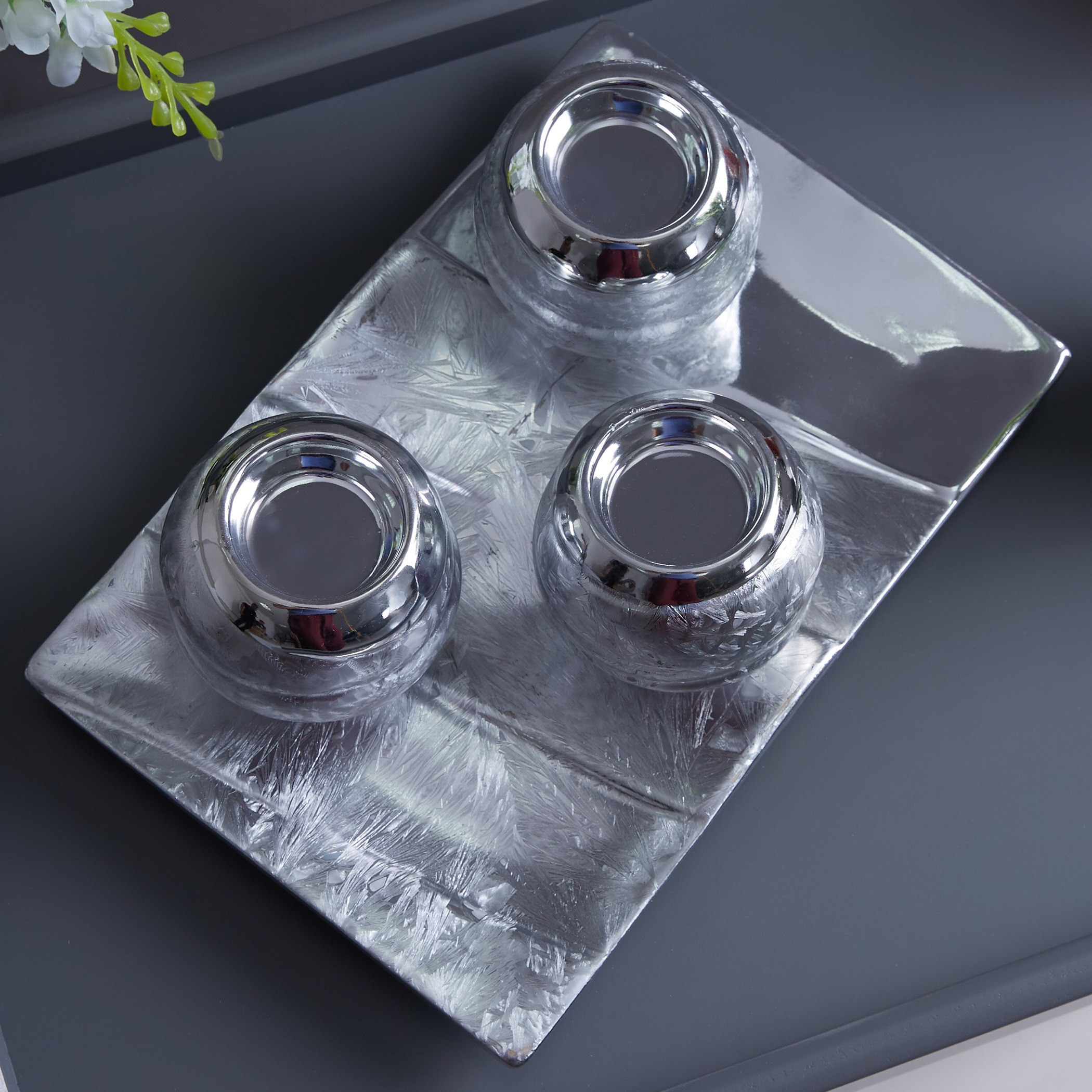 طقم من 4 حوامل شموع صغيرة وصينية-hbxlivingroom-decorandaccessories-candleholders-image-2
