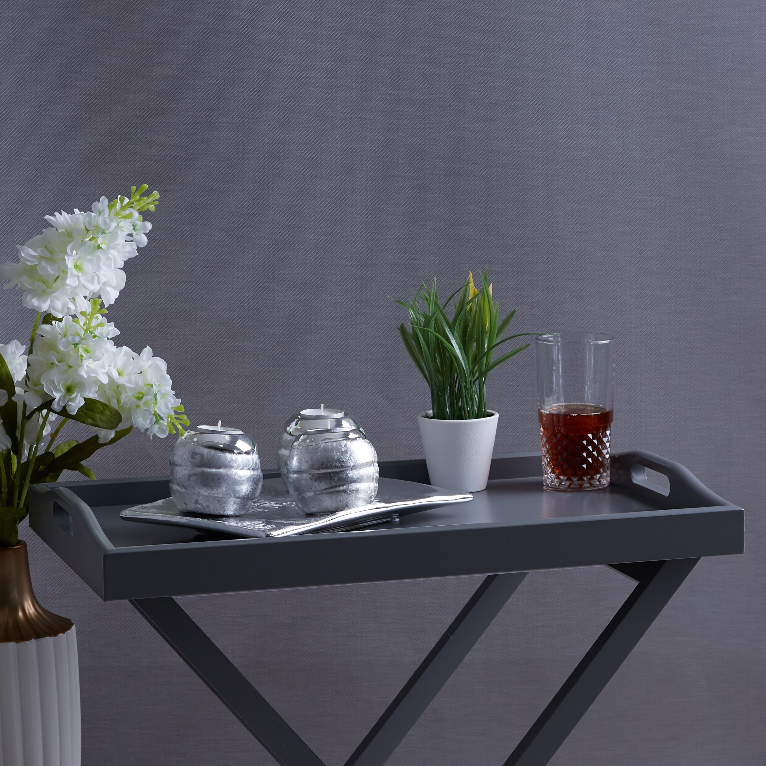 طقم من 4 حوامل شموع صغيرة وصينية-hbxlivingroom-decorandaccessories-candleholders-image-4