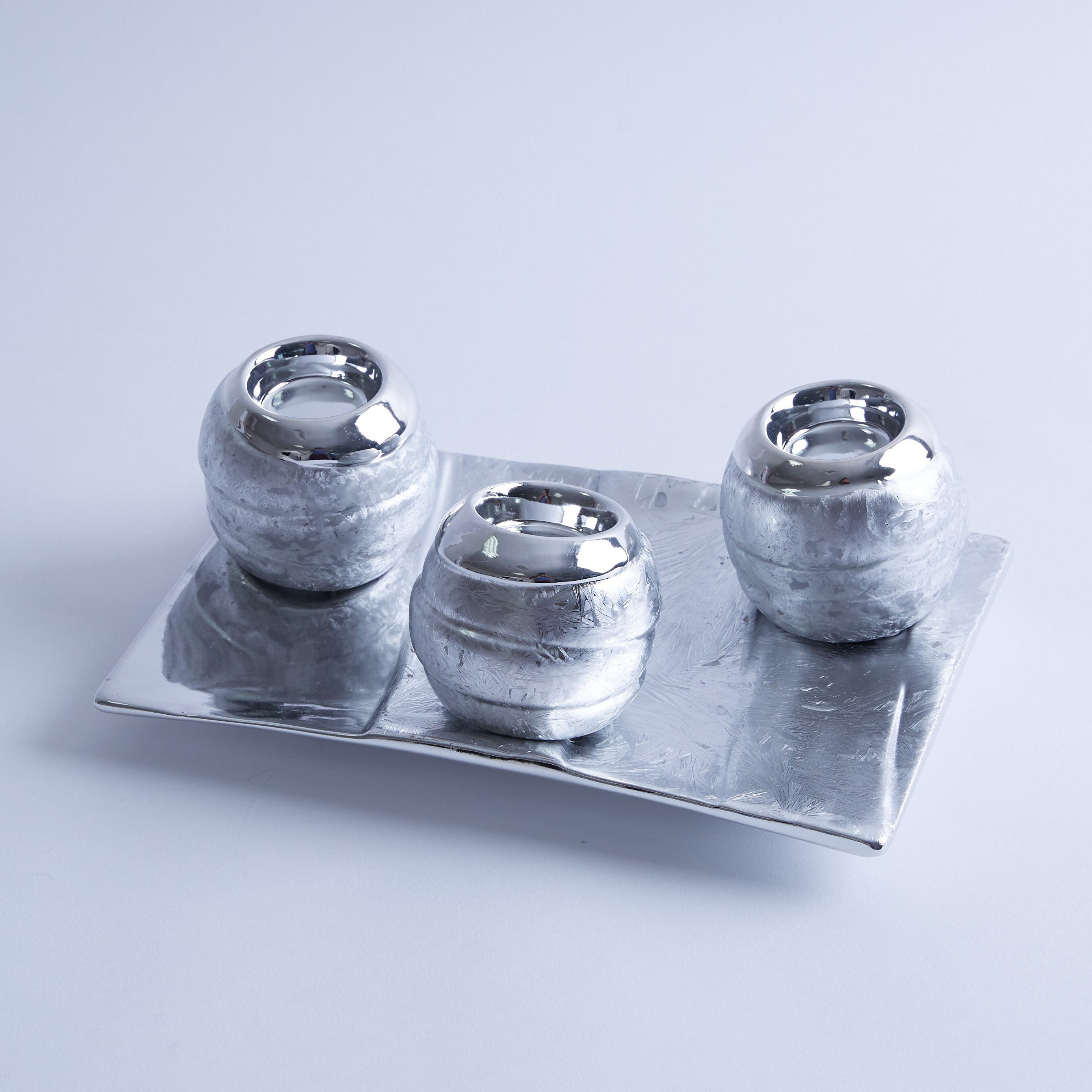 طقم من 4 حوامل شموع صغيرة وصينية-hbxlivingroom-decorandaccessories-candleholders-image-5