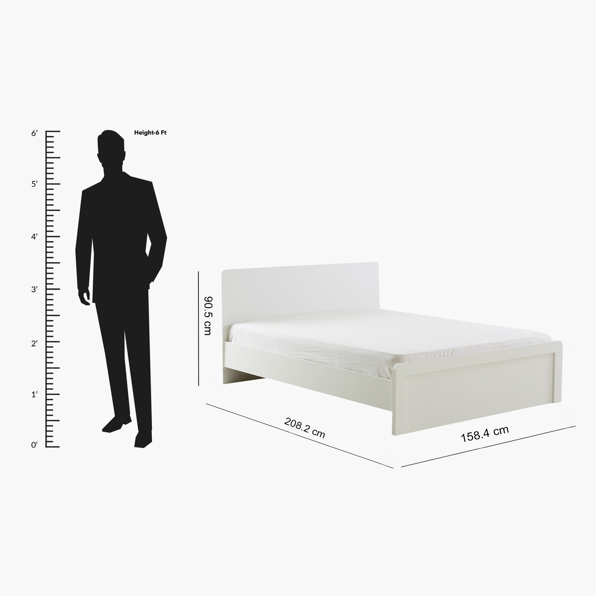 سرير كوين - ميركري من موڤو - 150x200 سم-hbxbedroom-bedsandbedsets-beds-queen-image-5