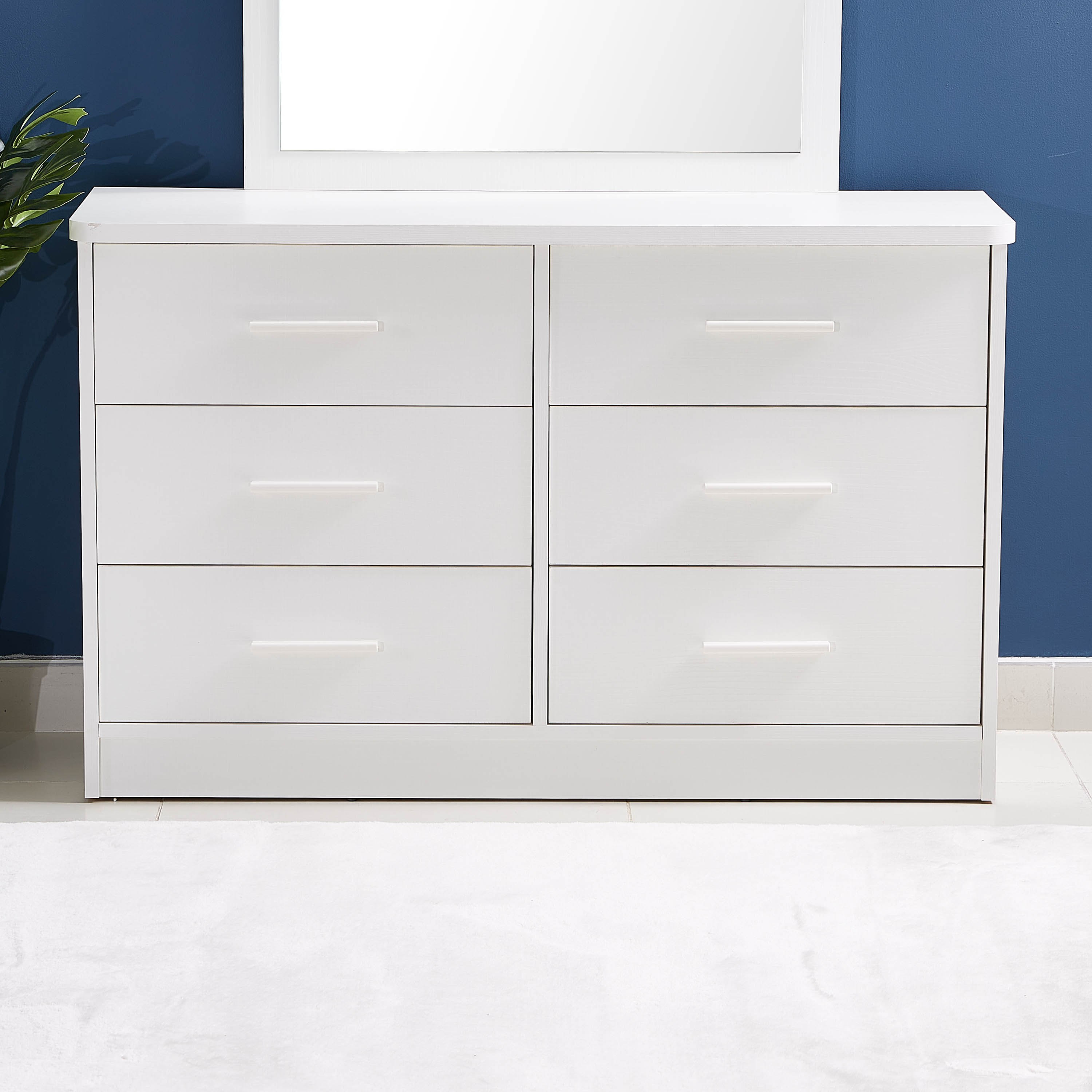 طاولة تزيين كبيرة بـ6 أدراج وبدون مرآة من ميركري-hbxfurniture-bedroom-dressersandmirrors-image-2