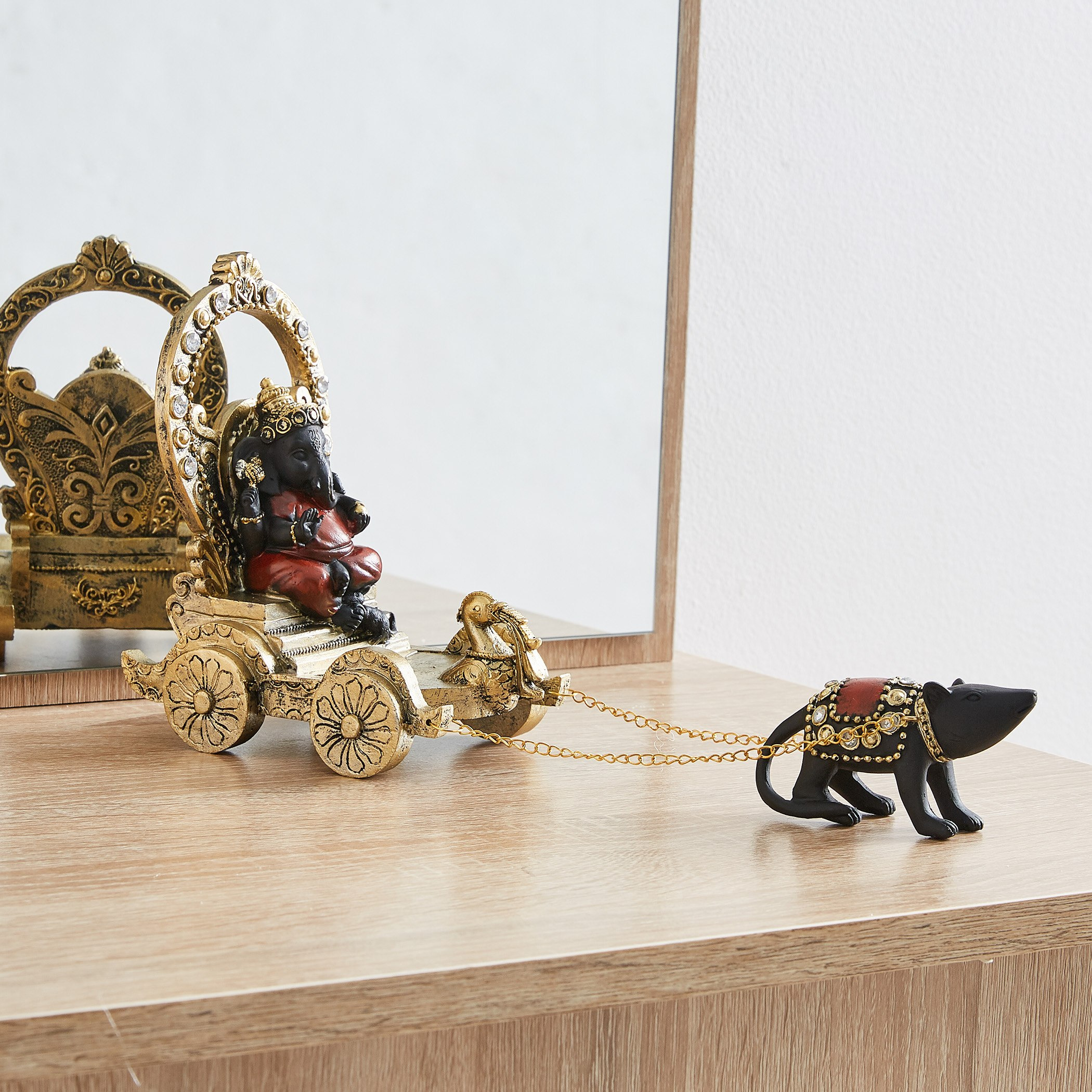 تمثال الإلهة جانيشا جالس على عربة-hbxhomeware-homedecor-figurinesandornaments-image-1