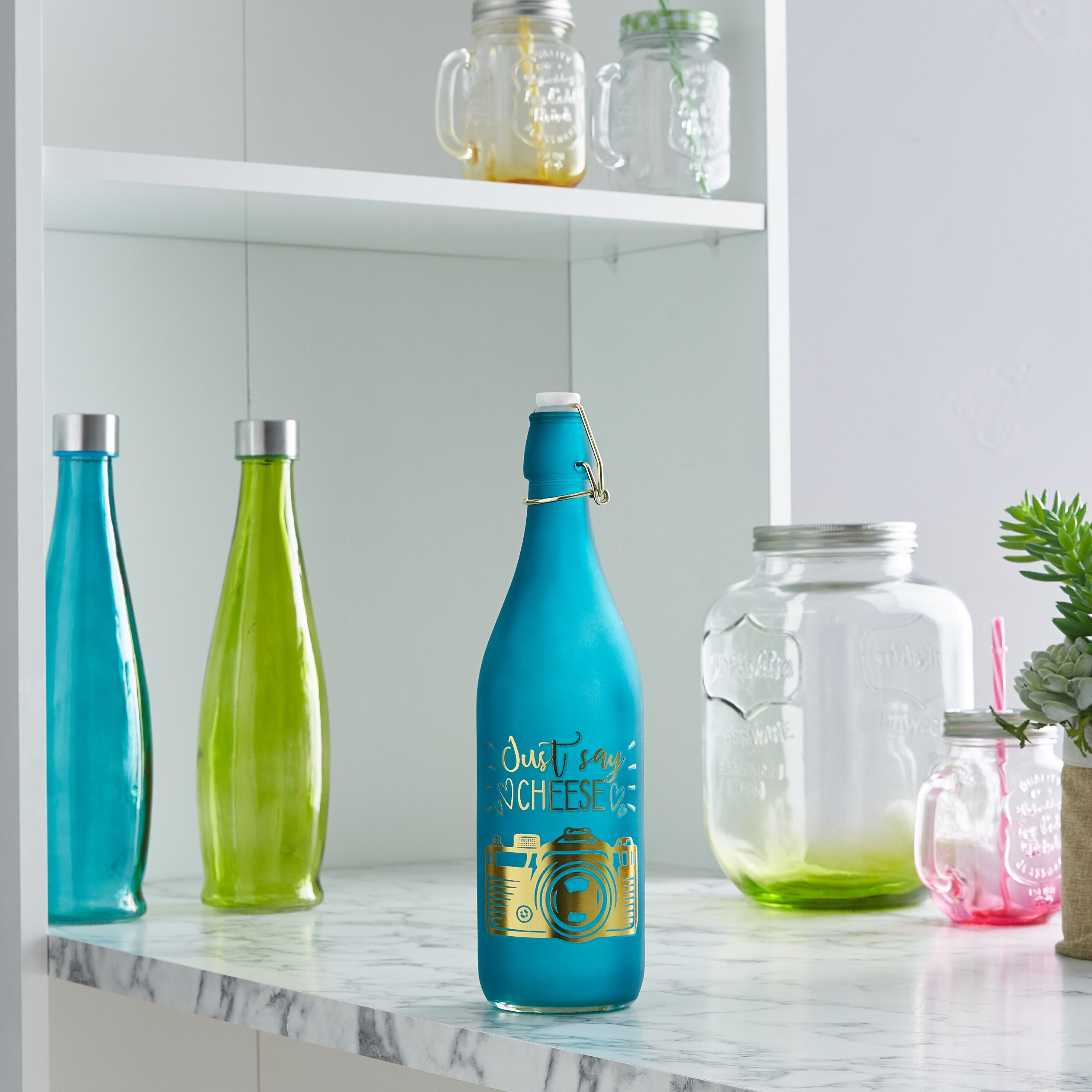 Bellissimo Frosted Bottle - 1 L-hbxhomeware-diningandtabletop-bottles-image-1