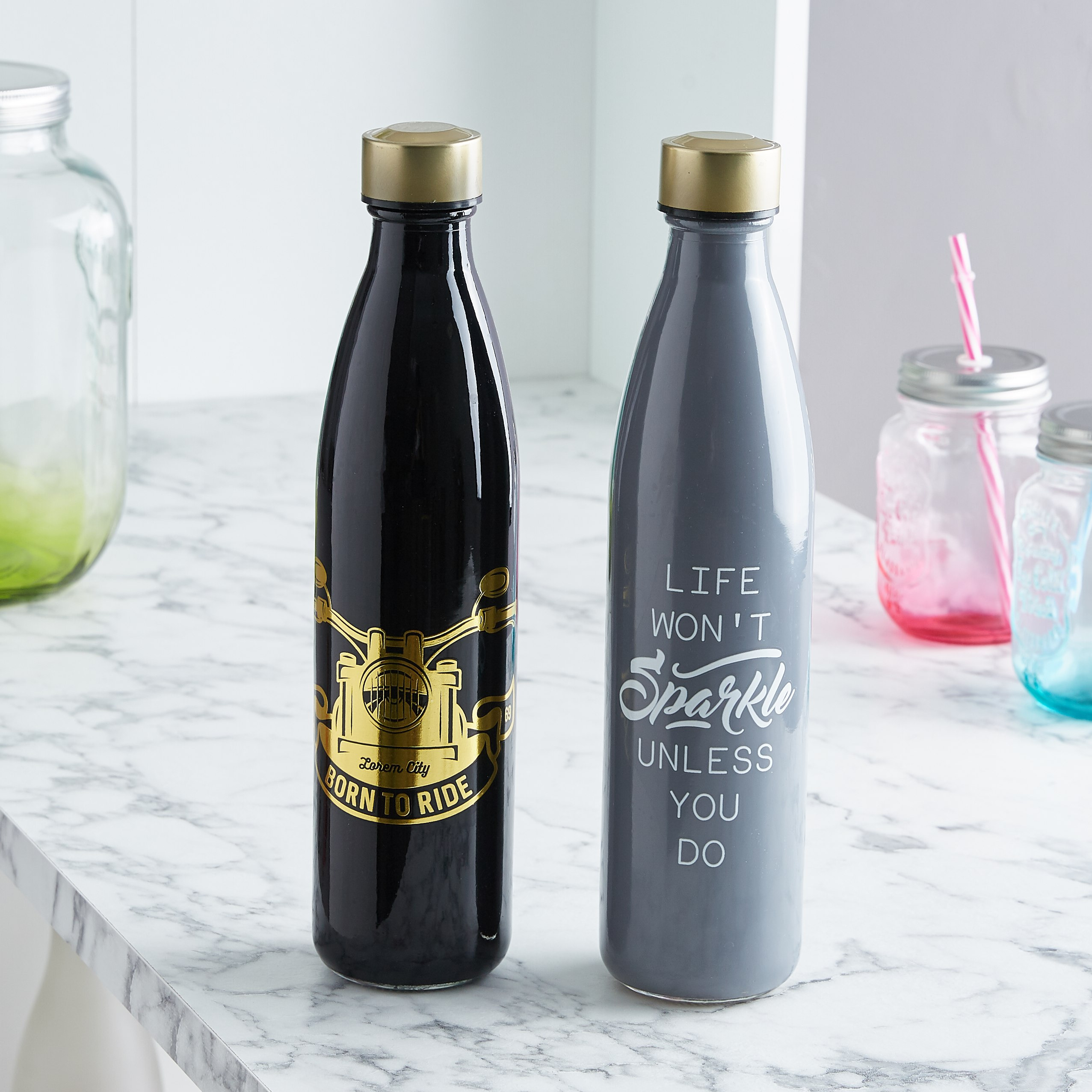 طقم قوارير كولا من بيليسيمو من قطعتين- 800 مل-hbxhomeware-diningandtabletop-bottles-image-1