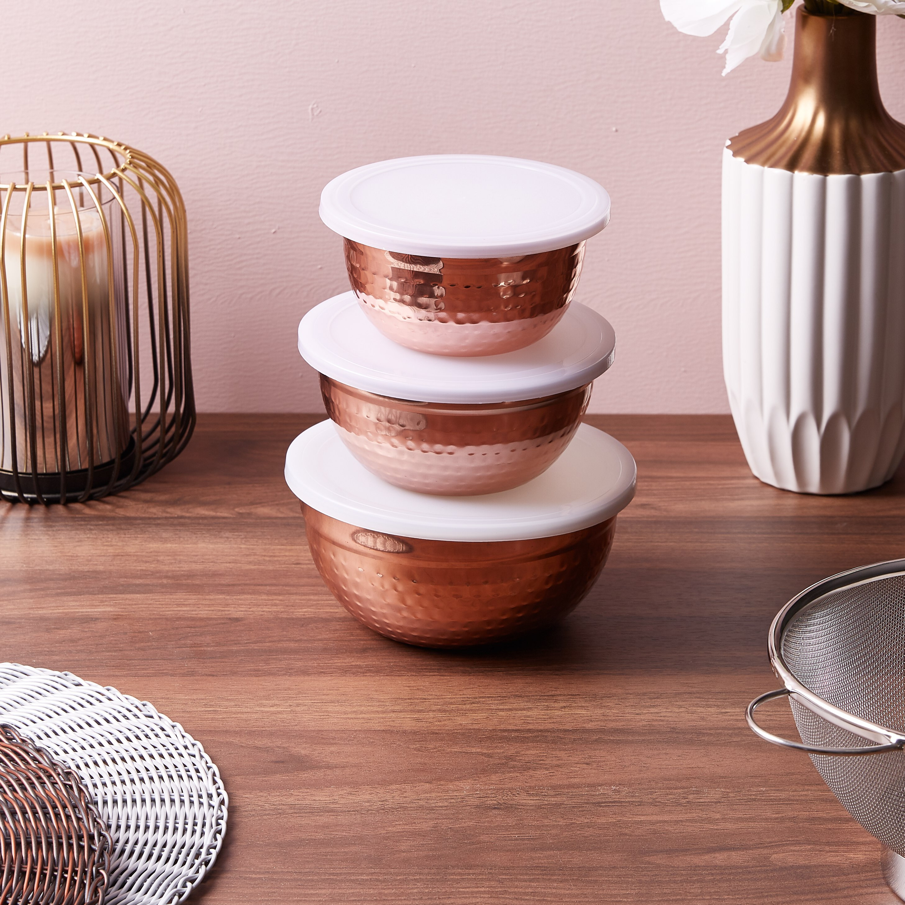 طقم أوعية خلط وتقديم من 3 قطع ستانليس ستيل مطروق من إيسينس-hbxkitchen-bakeware-image-1
