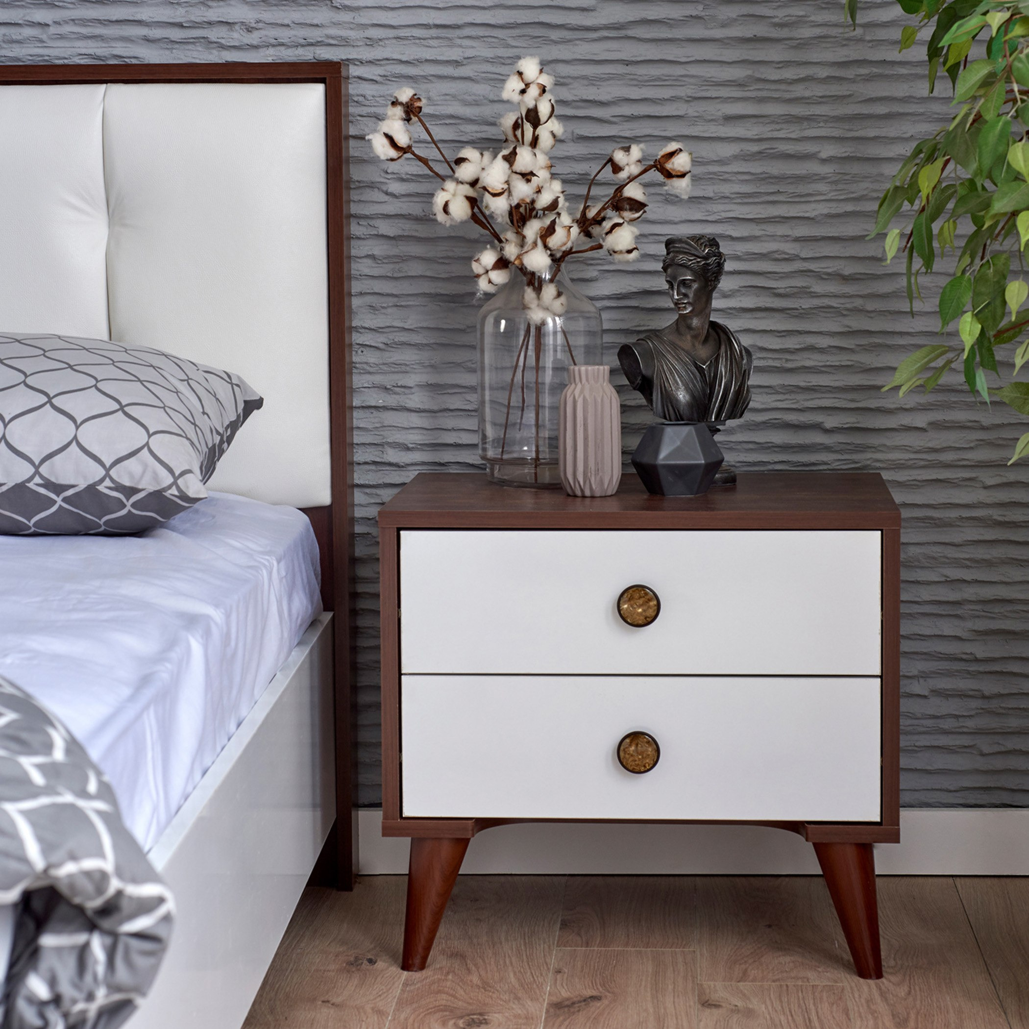 طقم غرفة نوم كينج 5 قطع من رويال - 180x200 سم-hbxbedroom-bedsandbedsets-bedroomsets-king-image-17