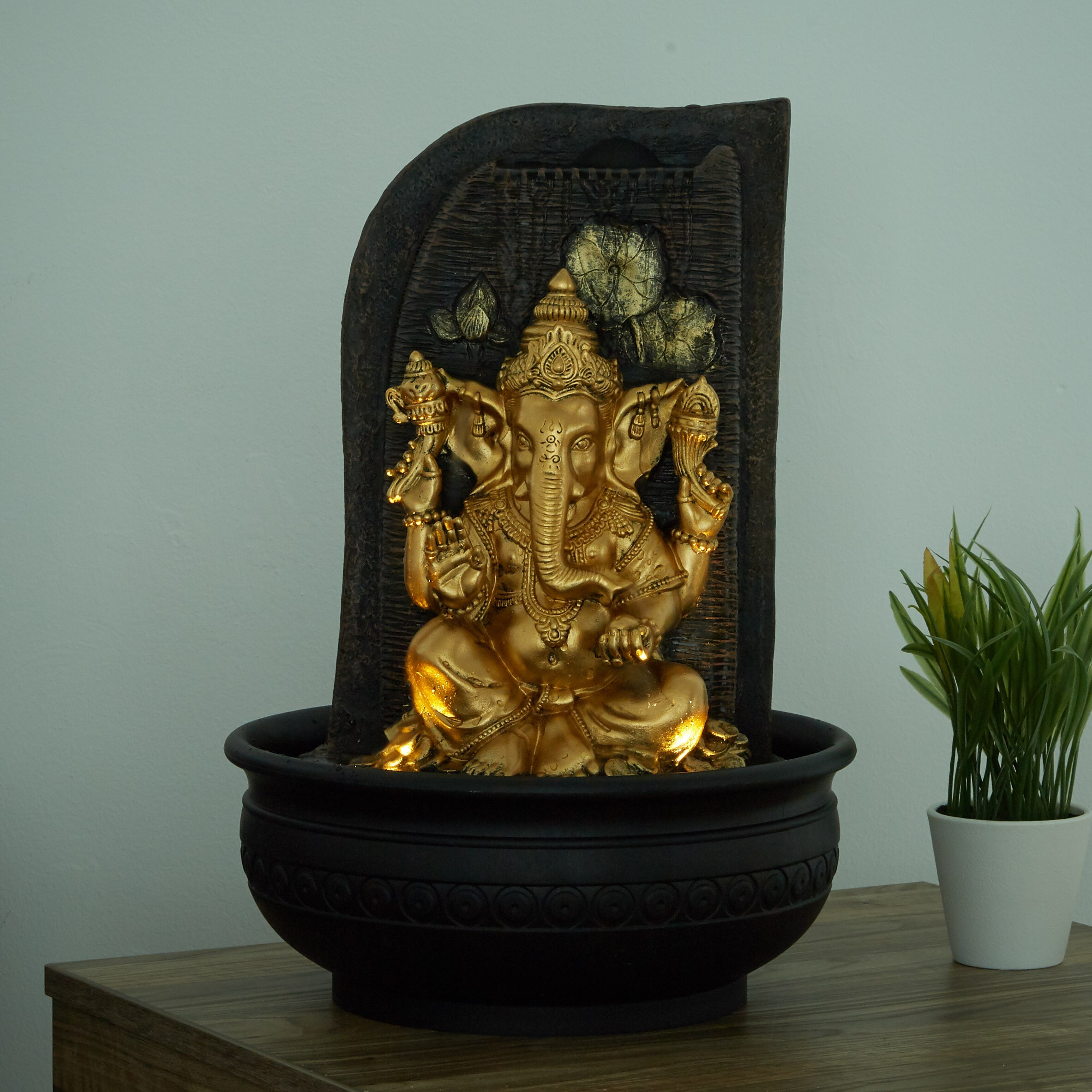 نافورة على شكل غانيشا بمصباحي إضاءة-hbxhomeware-hbxdecorandfurnishings-image-2