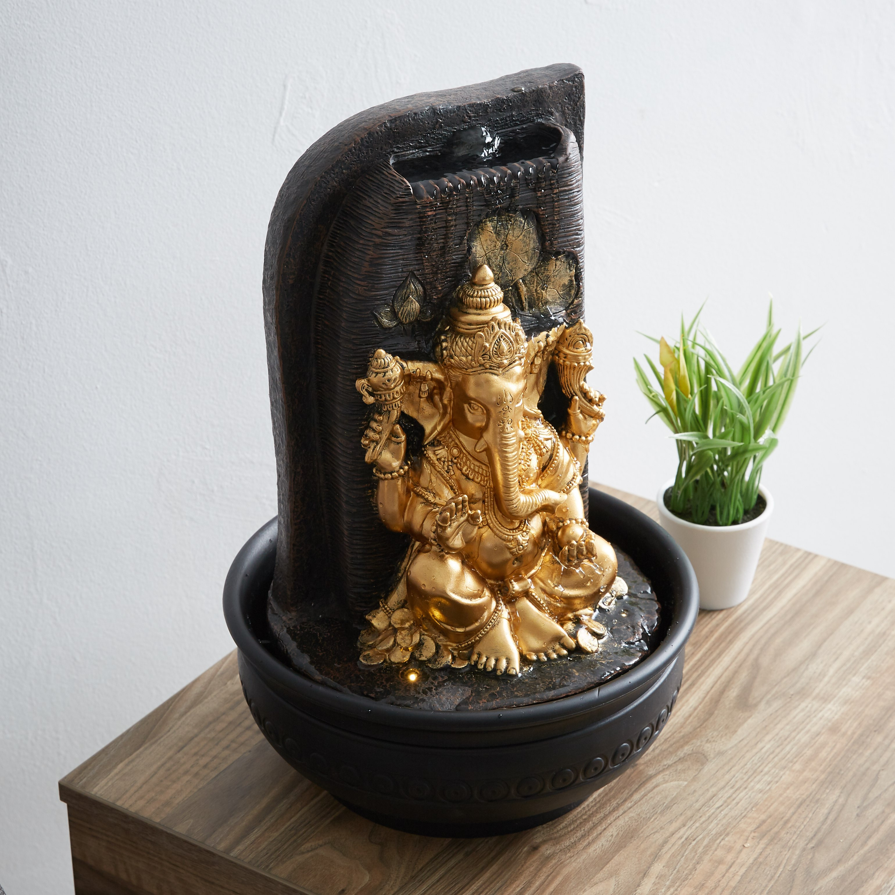نافورة على شكل غانيشا بمصباحي إضاءة-hbxhomeware-hbxdecorandfurnishings-image-4