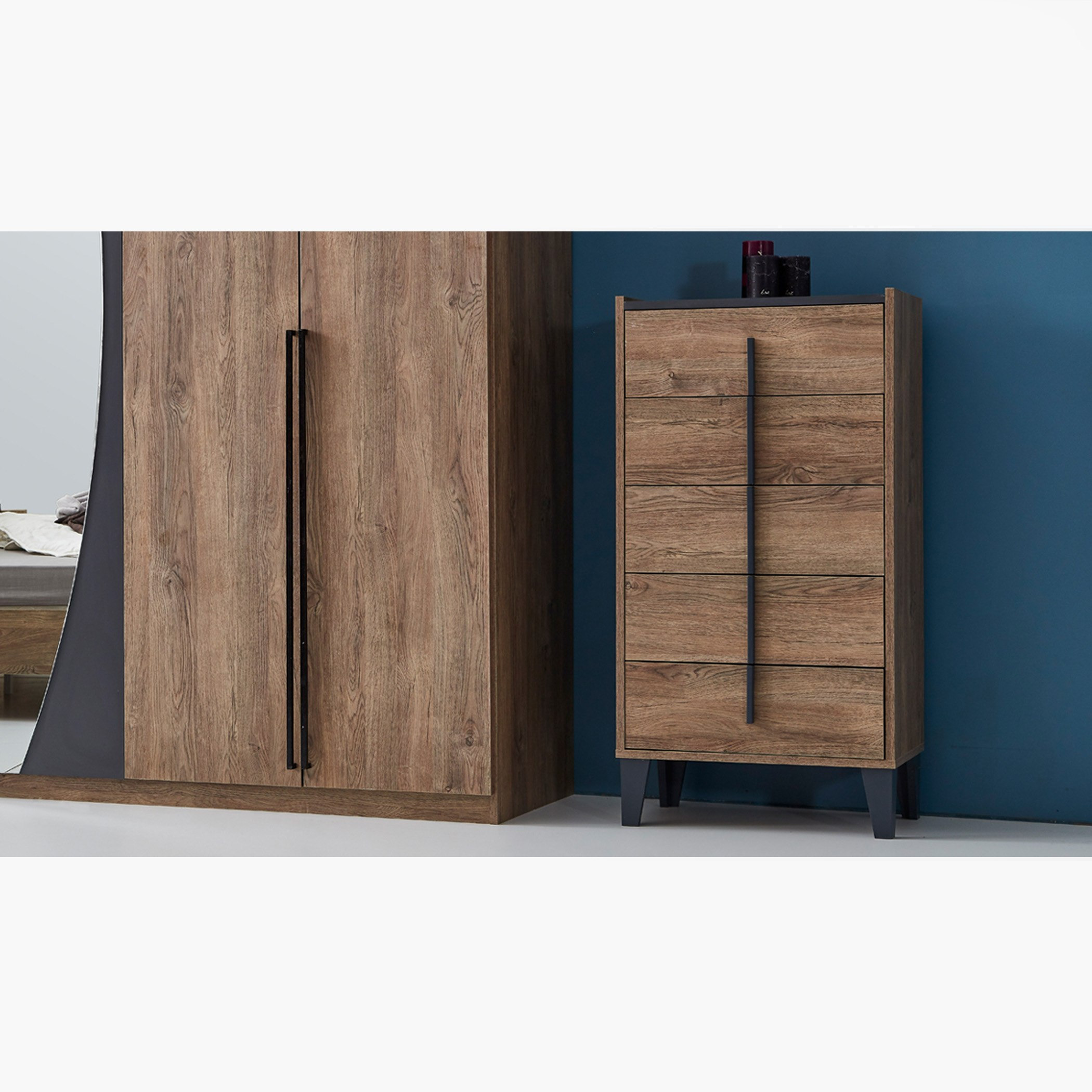 وحدة تخزين 5 أدراج من أنتيك-hbxfurniture-dressersandchests-chestofdrawers-image-1