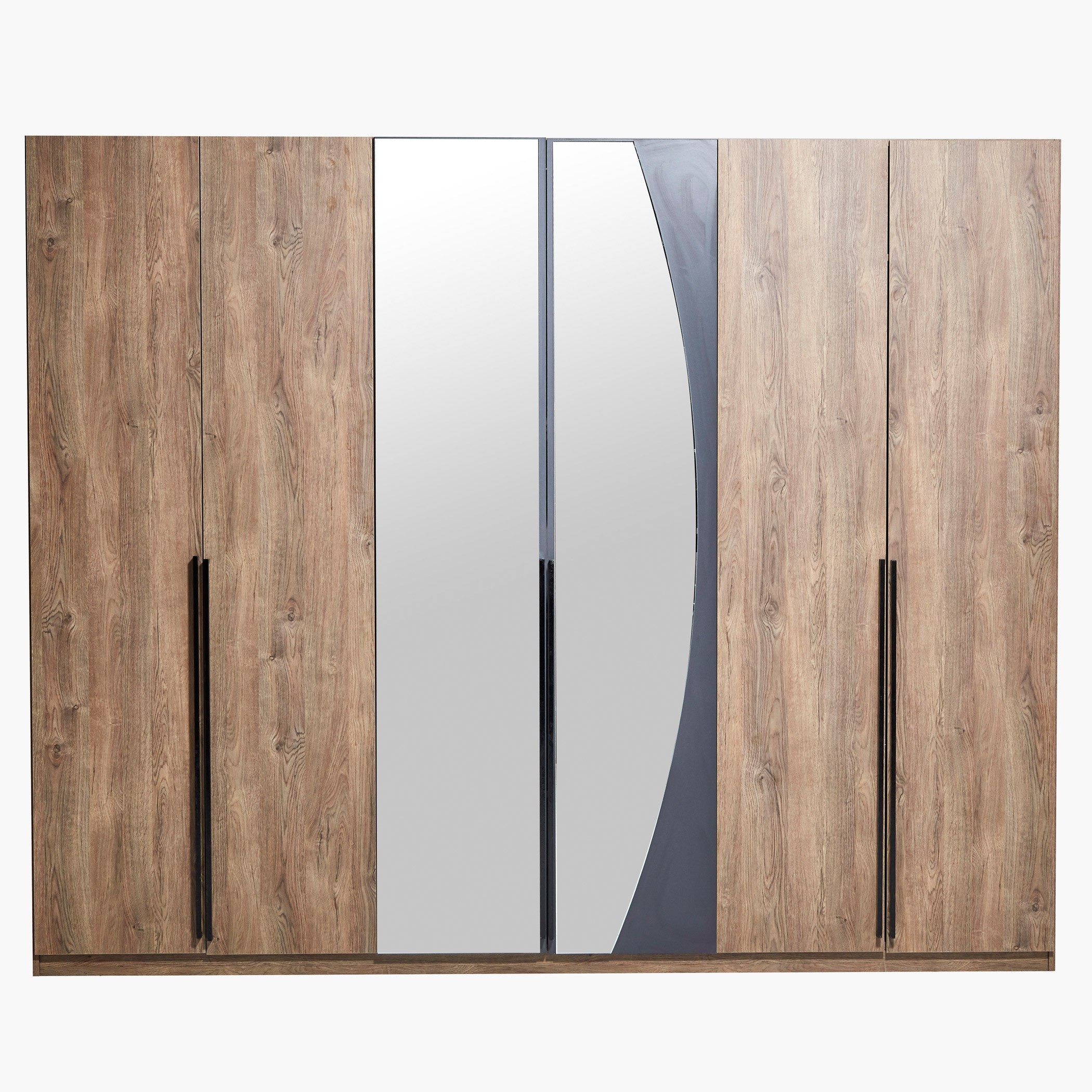 خزانة ملابس بستة أبواب مع مرآتين أنتيك-hbxfurniture-wardrobes-image-3