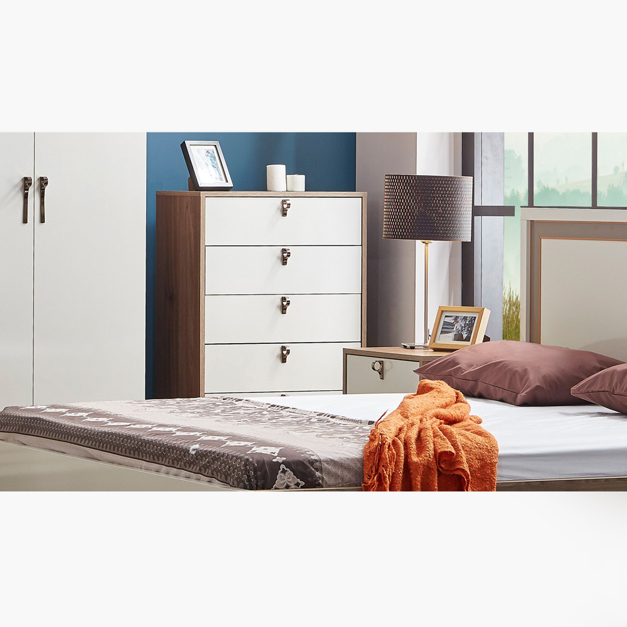 وحدة تخزين 5 أدراج من برلين-hbxfurniture-dressersandchests-chestofdrawers-image-1