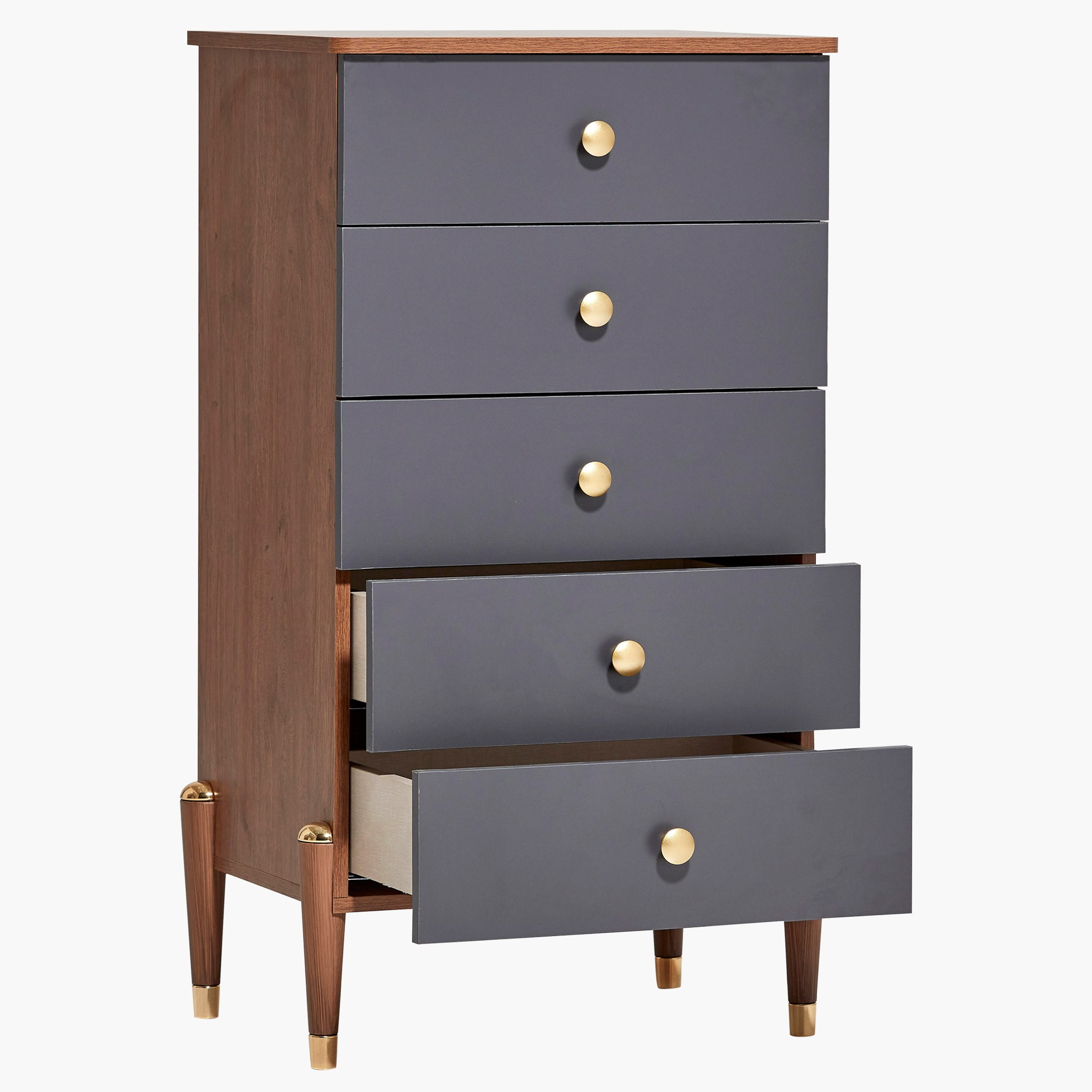 وحدة تخزين 5 أدراج من بناما-hbxfurniture-dressersandchests-chestofdrawers-image-3