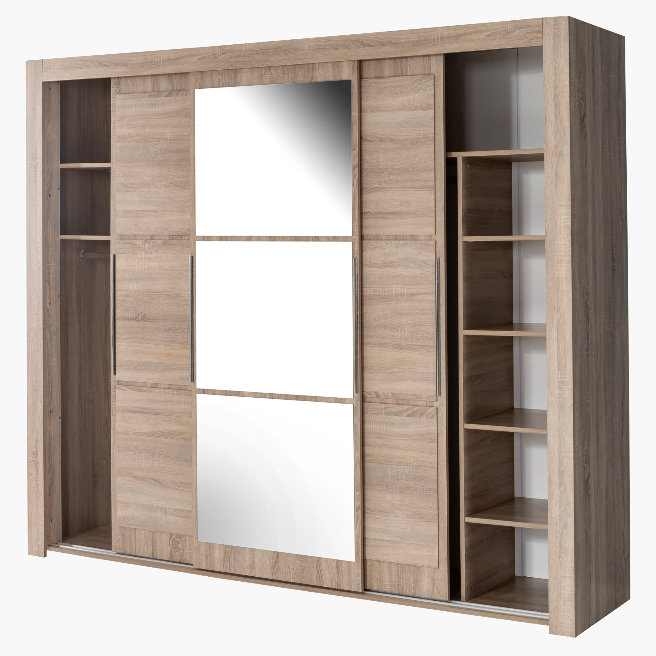 خزانة ملابس بـبابين انزلاقيين مع مرآة فيفا-hbxfurniture-wardrobes-image-4
