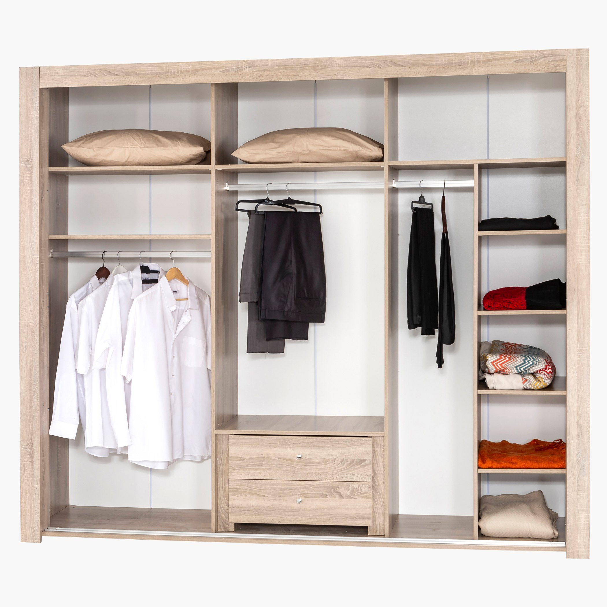 خزانة ملابس بـبابين انزلاقيين مع مرآة فيفا-hbxfurniture-wardrobes-image-8
