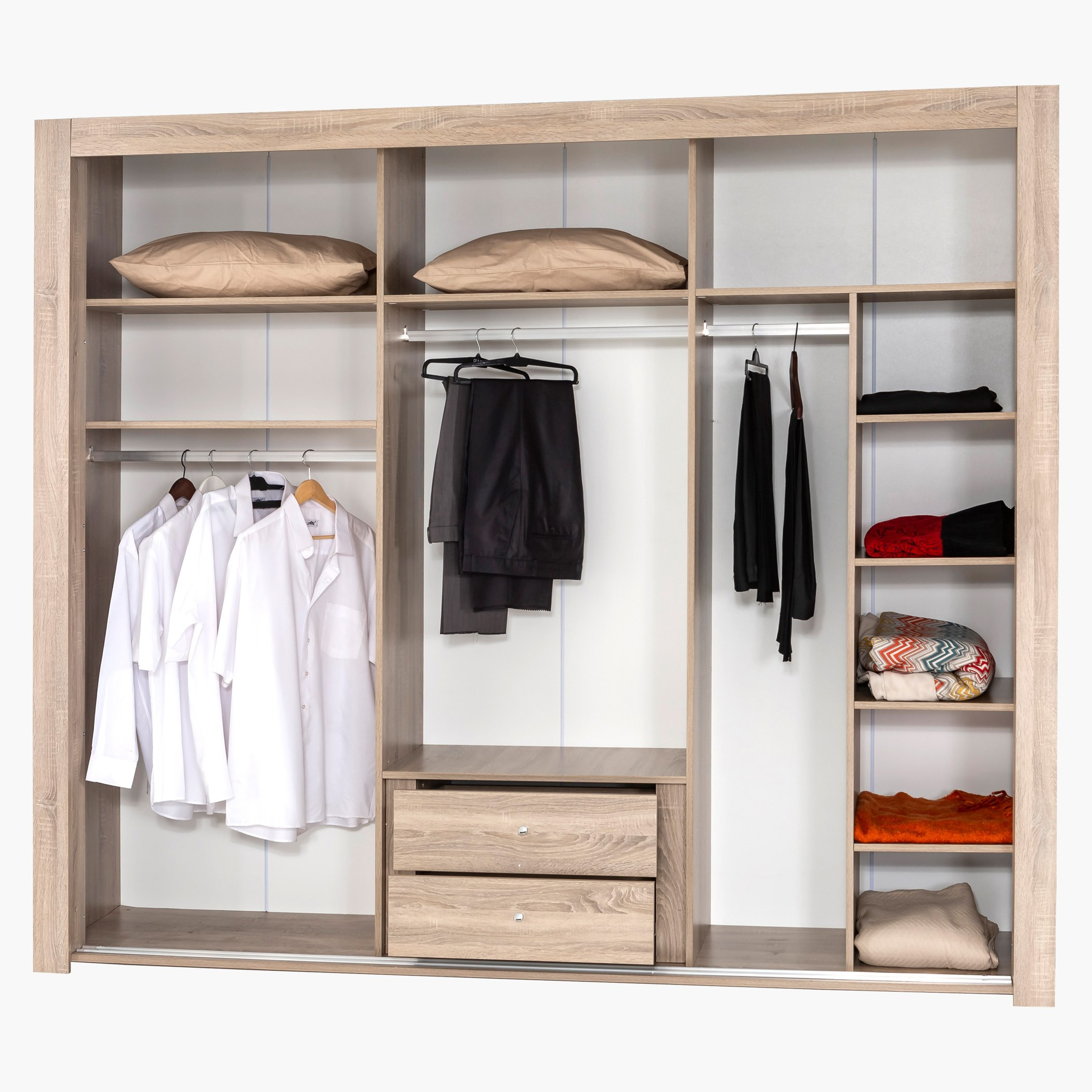 خزانة ملابس بـبابين انزلاقيين مع مرآة فيفا-hbxfurniture-wardrobes-image-9