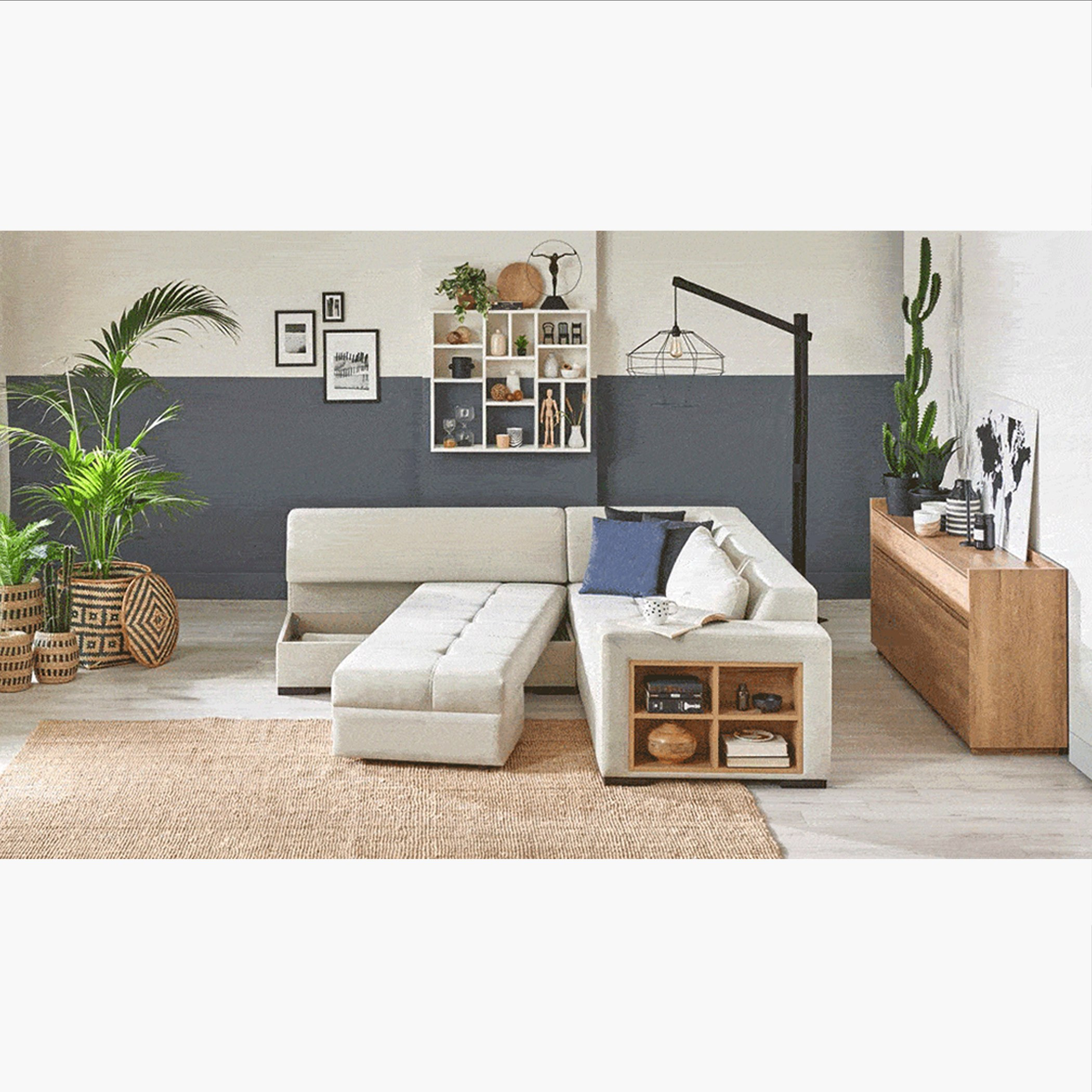 كنبة سرير ركنية يسار 5مقاعد ووسائد-hbxfurniture-livingroom-sofasandsofasets-image-1