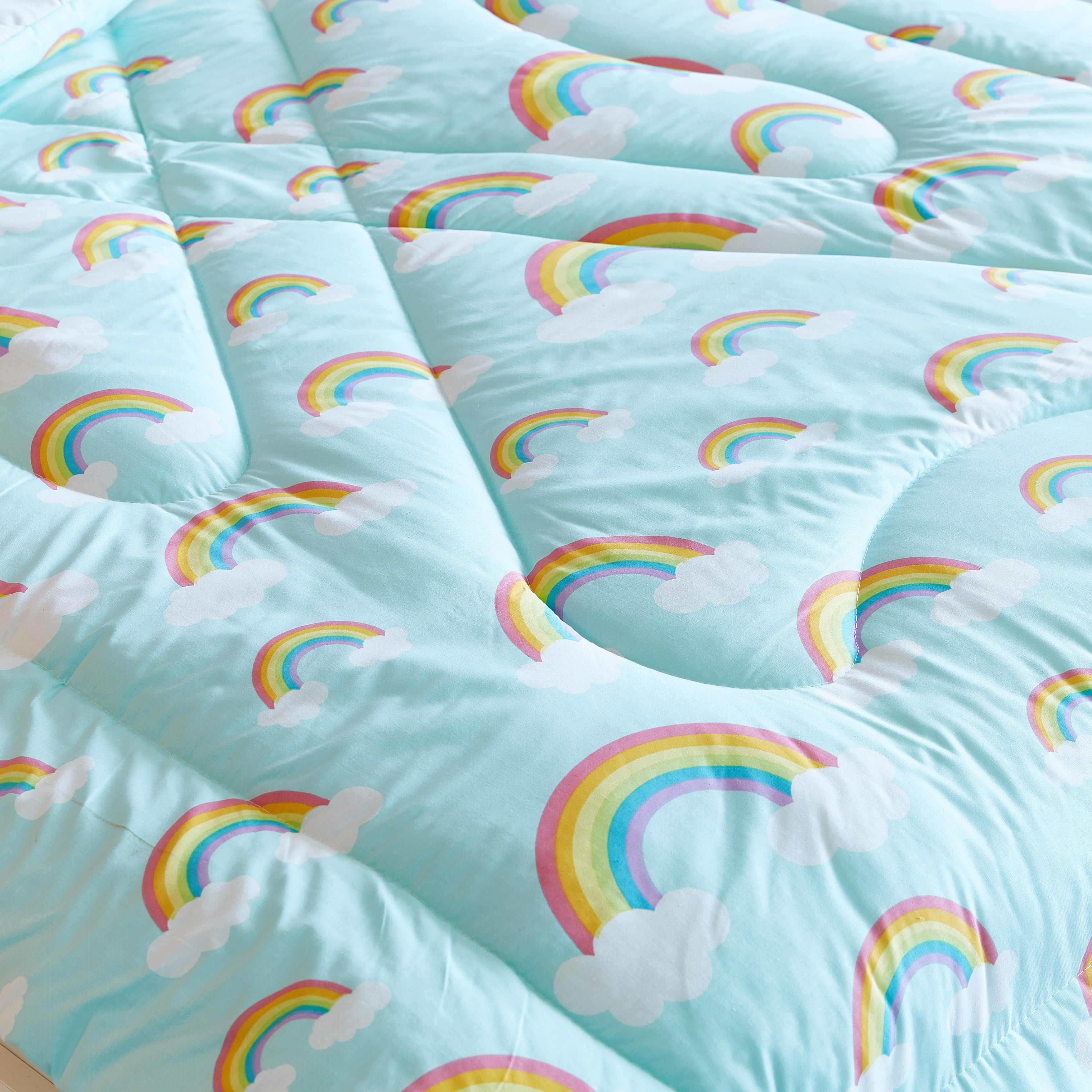 طقم لحاف قطعتين بطبعات سحابة - 220x135 سم-hbxhomeware-hbxkidsandyouth-image-3