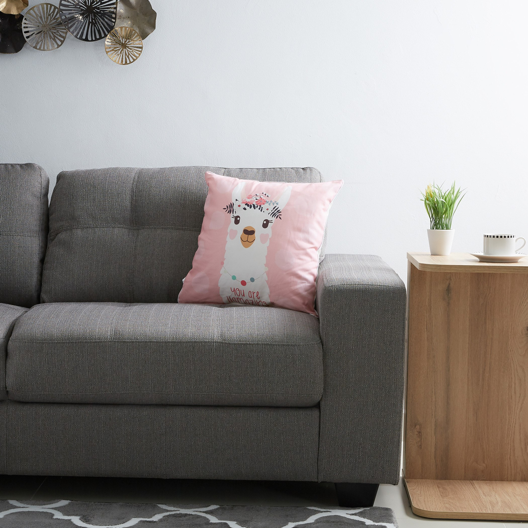 وسادة بطبعة لاما - 45x45 سم-hbxhomeware-hbxkidsandyouth-image-3