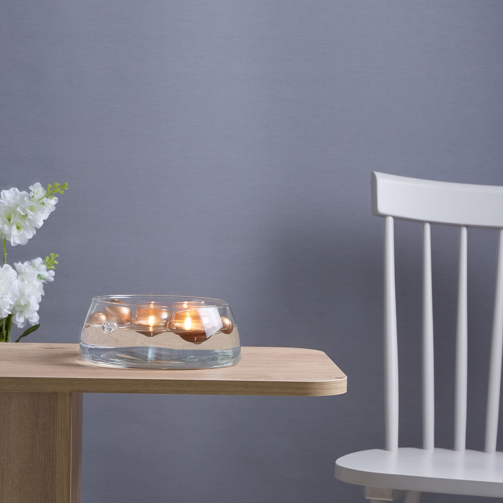 طقم حوامل شموع صغيرة طافية من جالاكسي مع كور ملوّنة- 10 قطع-hbxlivingroom-decorandaccessories-candleholders-image-4
