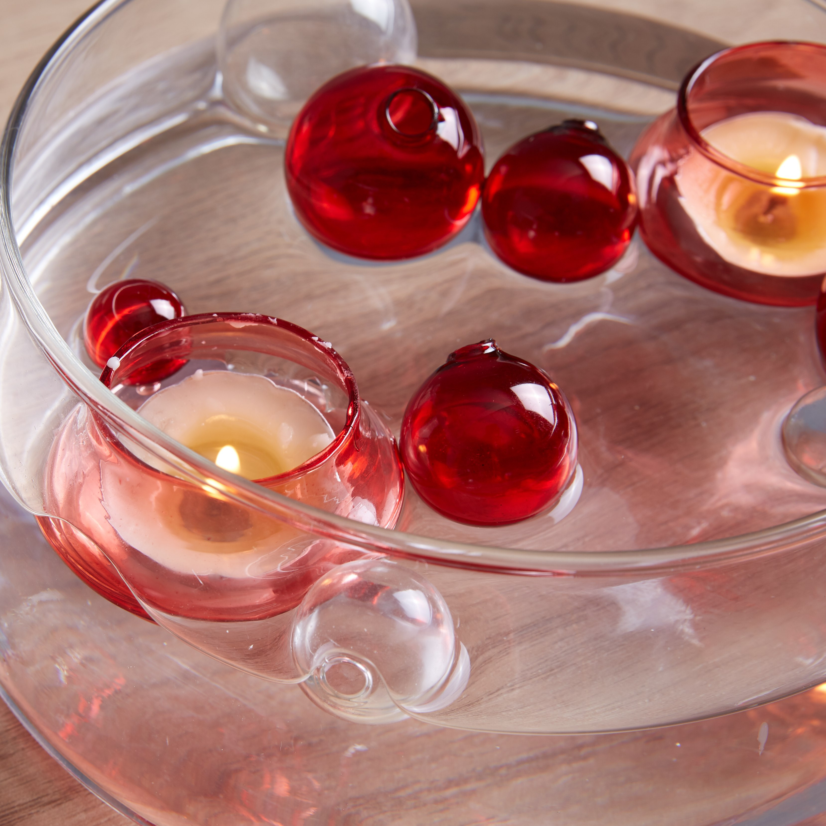طقم حوامل شموع زجاجيّة طافية من جلاكسي- 10 قطع-hbxlivingroom-decorandaccessories-candleholders-image-3