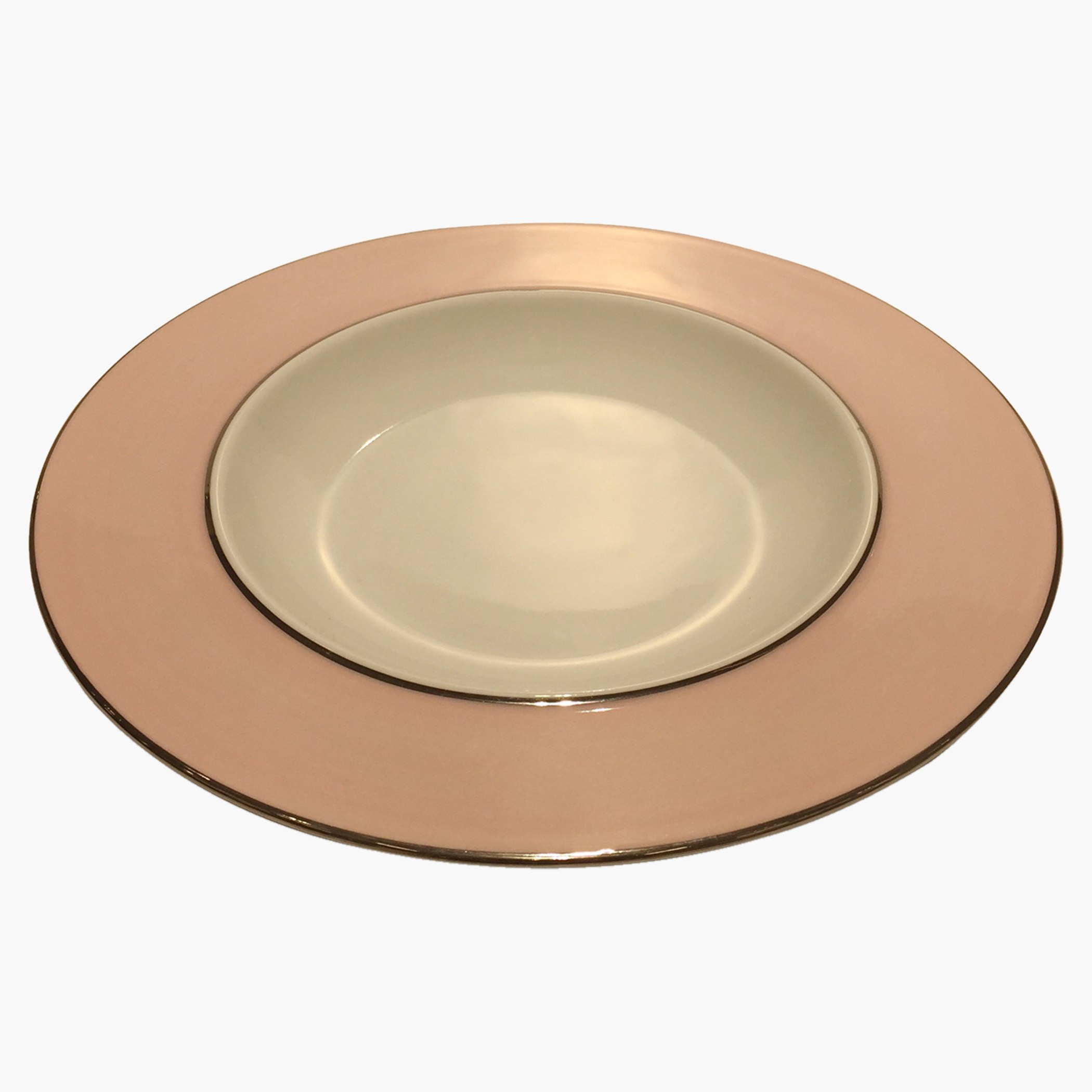 صحن شوربة مزدوج اللون من إليجانت- 24 سم-hbxdecorandfurnishings-tabletop-crockery-image-3