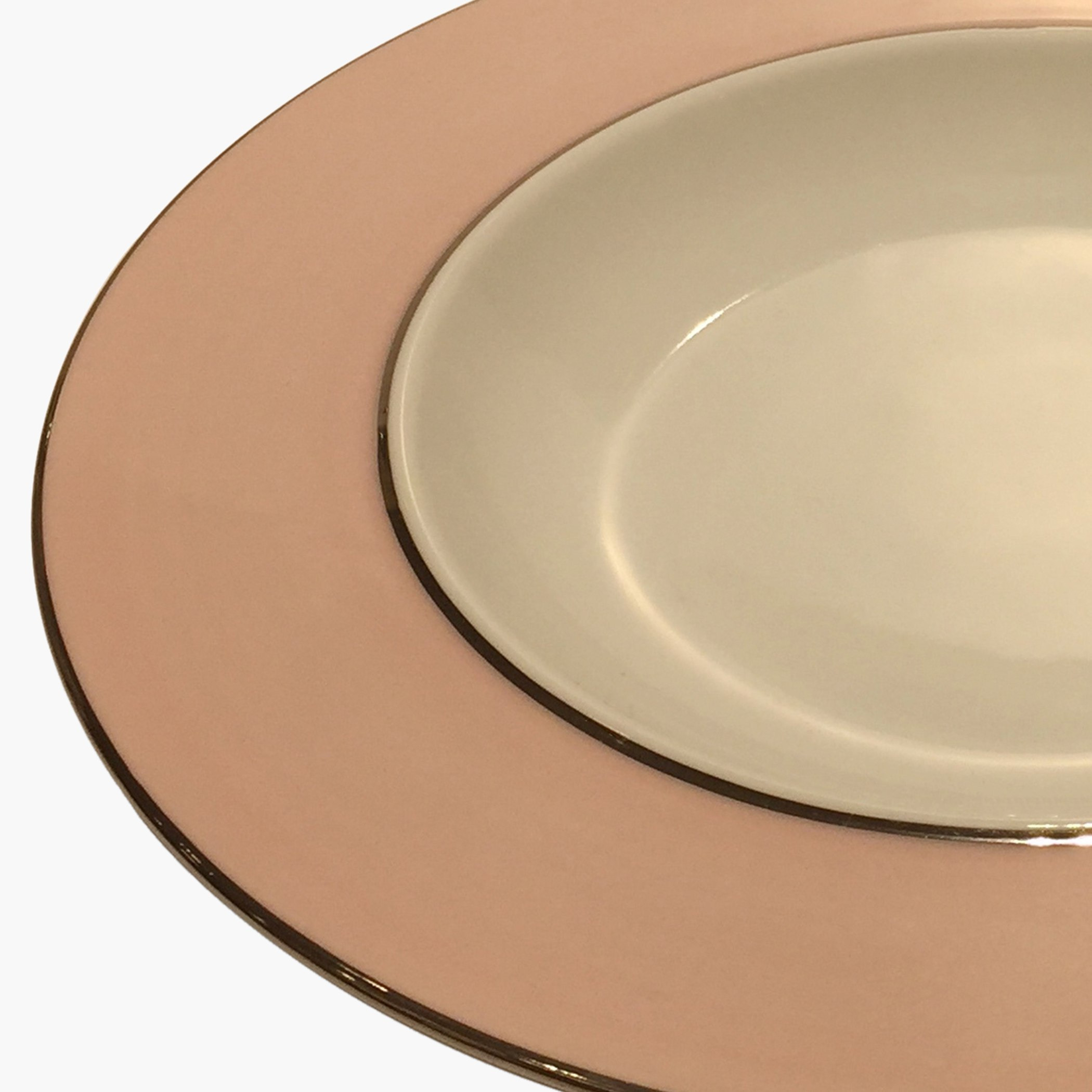صحن شوربة مزدوج اللون من إليجانت- 24 سم-hbxdecorandfurnishings-tabletop-crockery-image-2