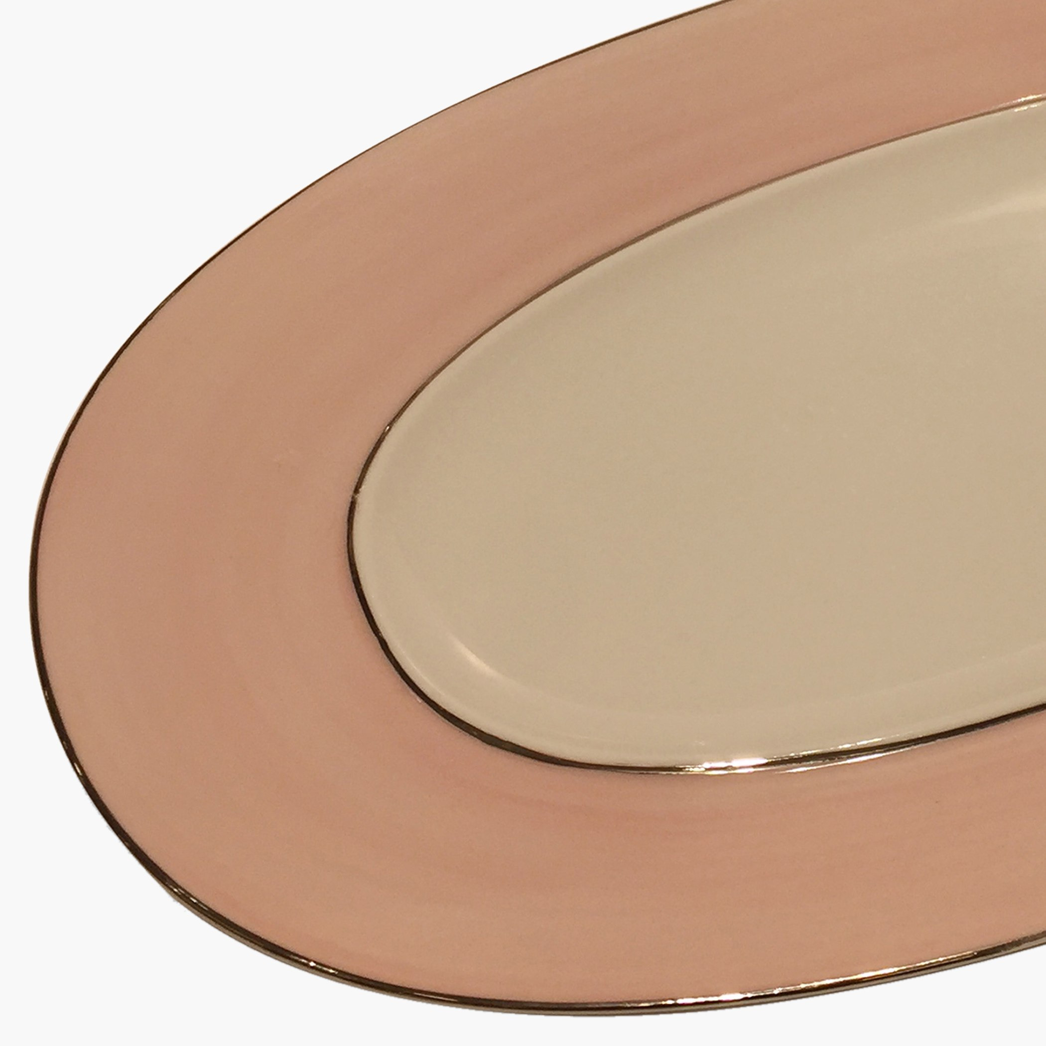 صحن بيضاوي مزدوج اللون من إليجانت- 38 سم-hbxdecorandfurnishings-tabletop-crockery-image-3