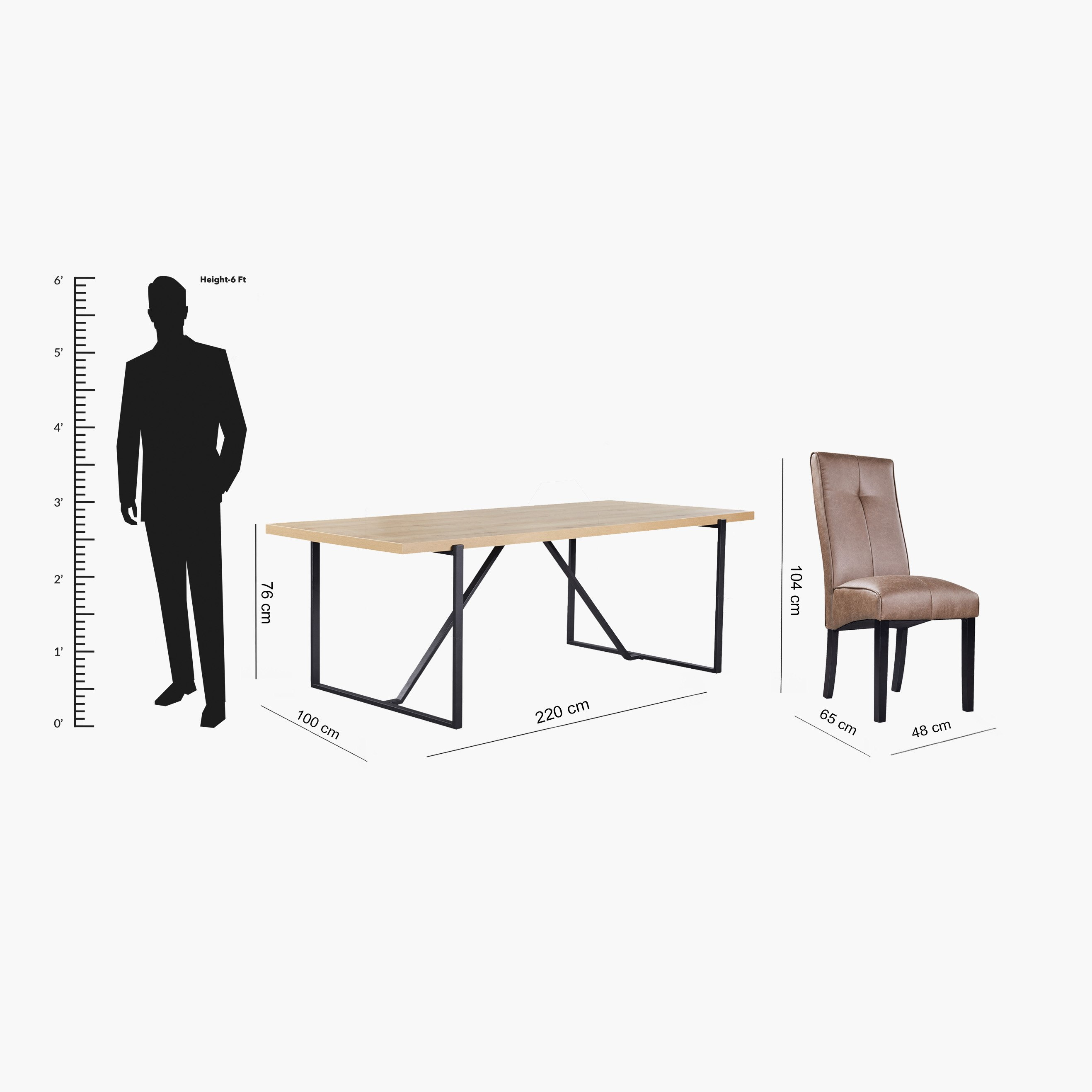طقم طاولة سفرة 9 قطع من أوربان-hbxfurniture-diningtablesandsets-diningsets-eightseater-image-6