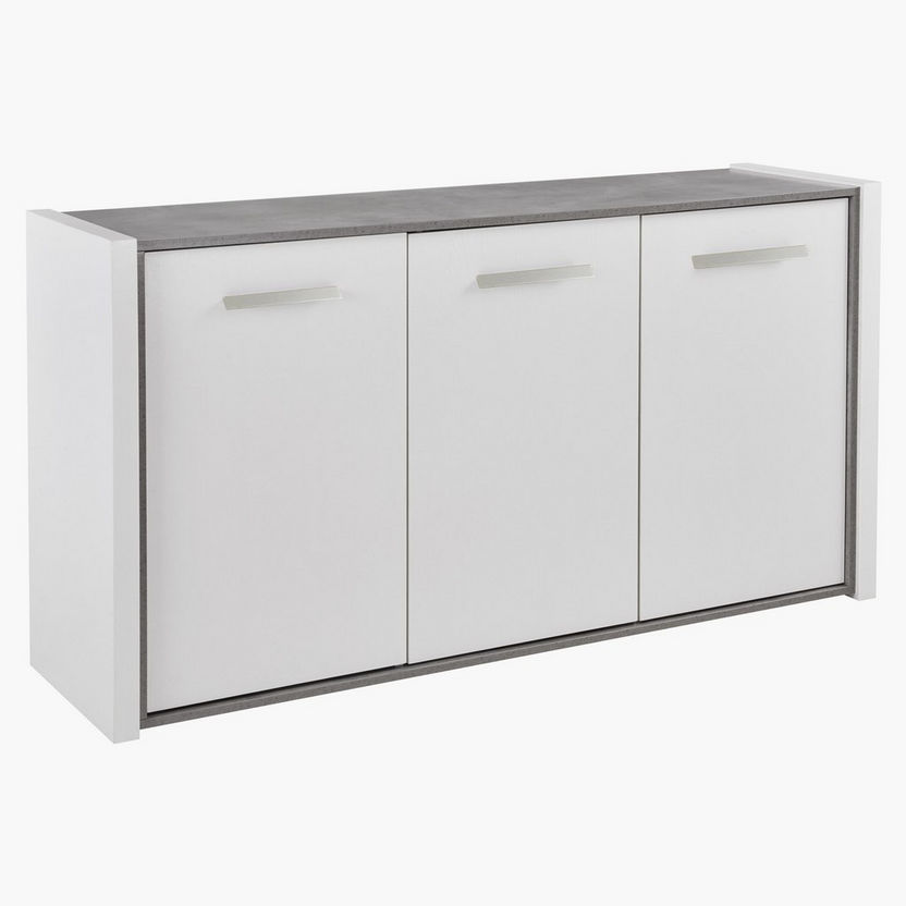 Cementino 3-Door Side Board with Storage-Buffets and Sideboards-image-0