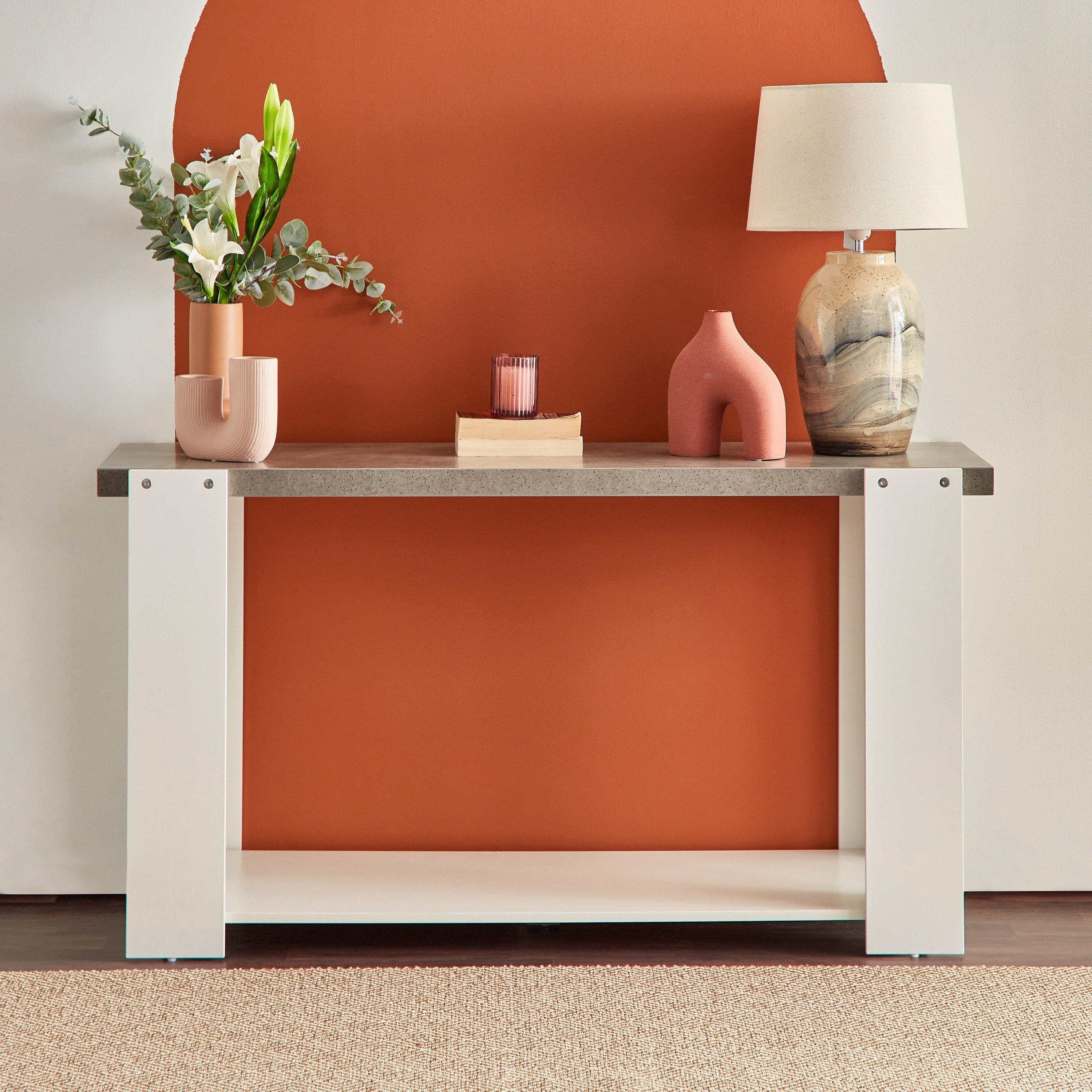 طاولة كنبة مستطيلة برف سفلي من سيمينتينو-hbxfurniture-tablesandstands-consoletables-image-2