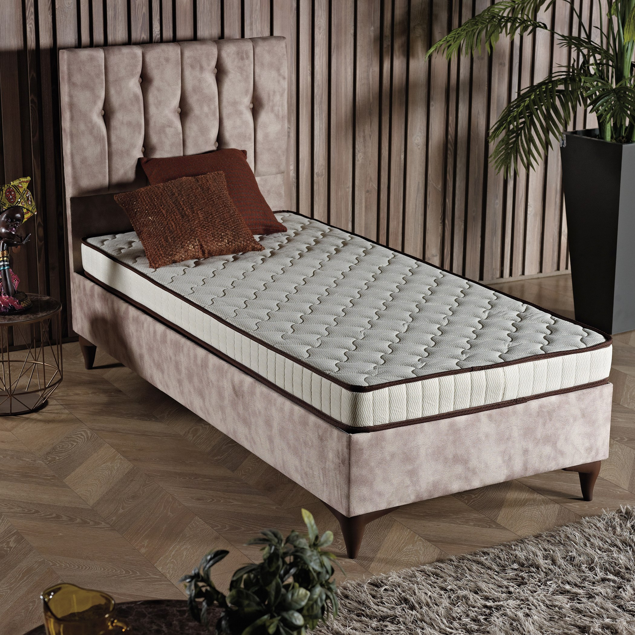مرتبة فردية بارزة الملمس مغلفة ملفوفة من آي جاز - 90x200x10 سم-hbxfurniture-bedroom-mattresses-single-image-2