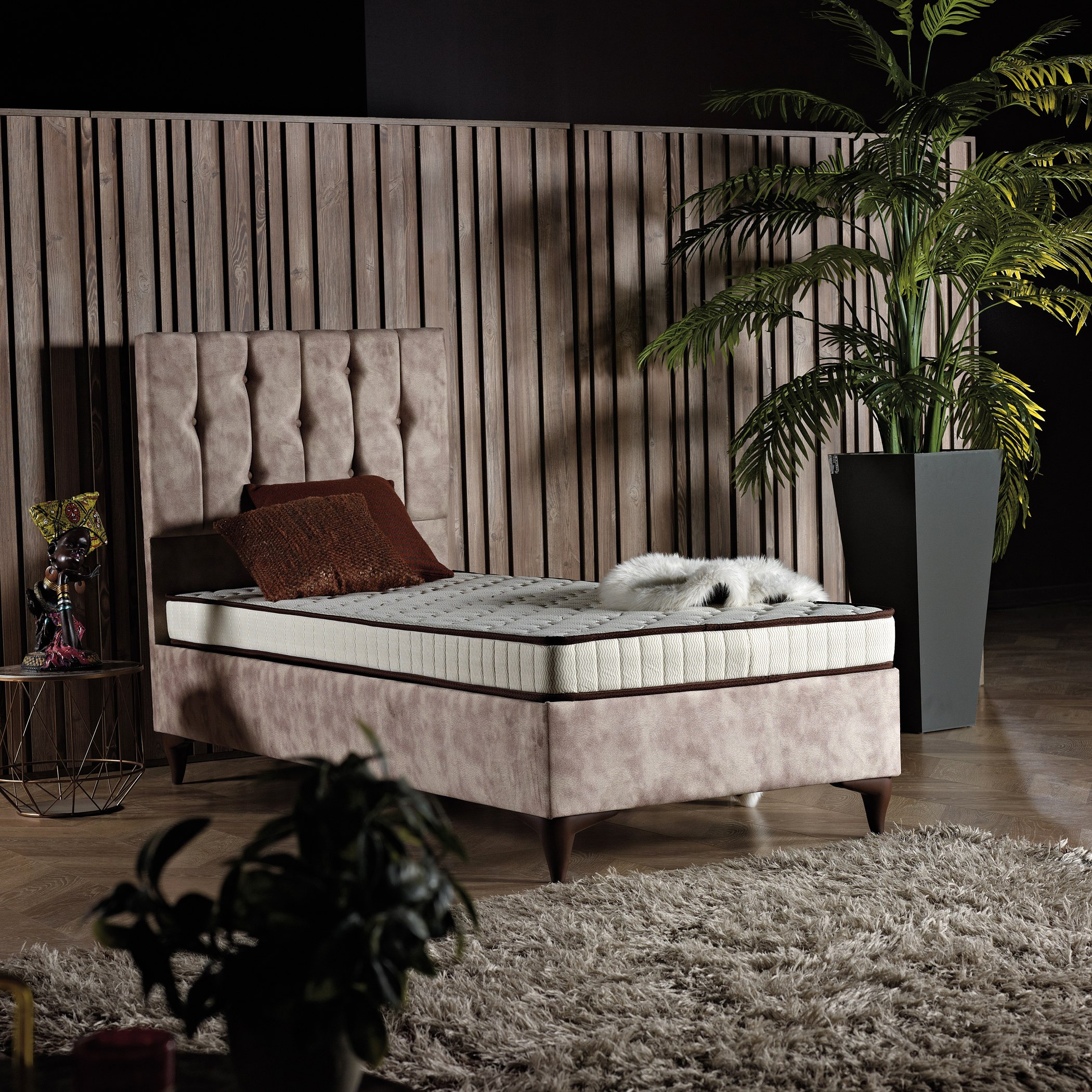 مرتبة فردية بارزة الملمس مغلفة ملفوفة من آي جاز - 90x200x10 سم-hbxfurniture-bedroom-mattresses-single-image-3