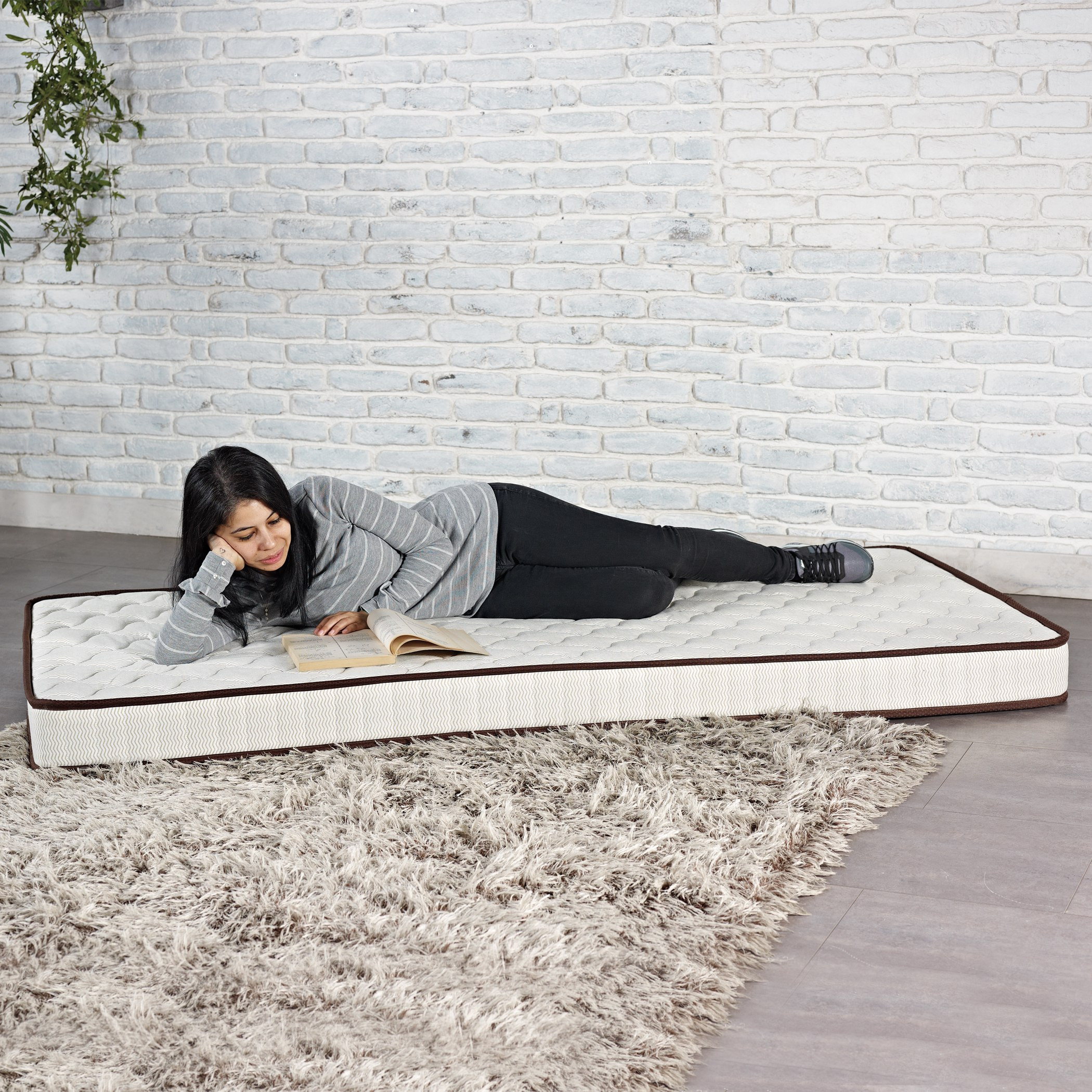 مرتبة فردية بارزة الملمس مغلفة ملفوفة من آي جاز - 90x200x10 سم-hbxfurniture-bedroom-mattresses-single-image-4