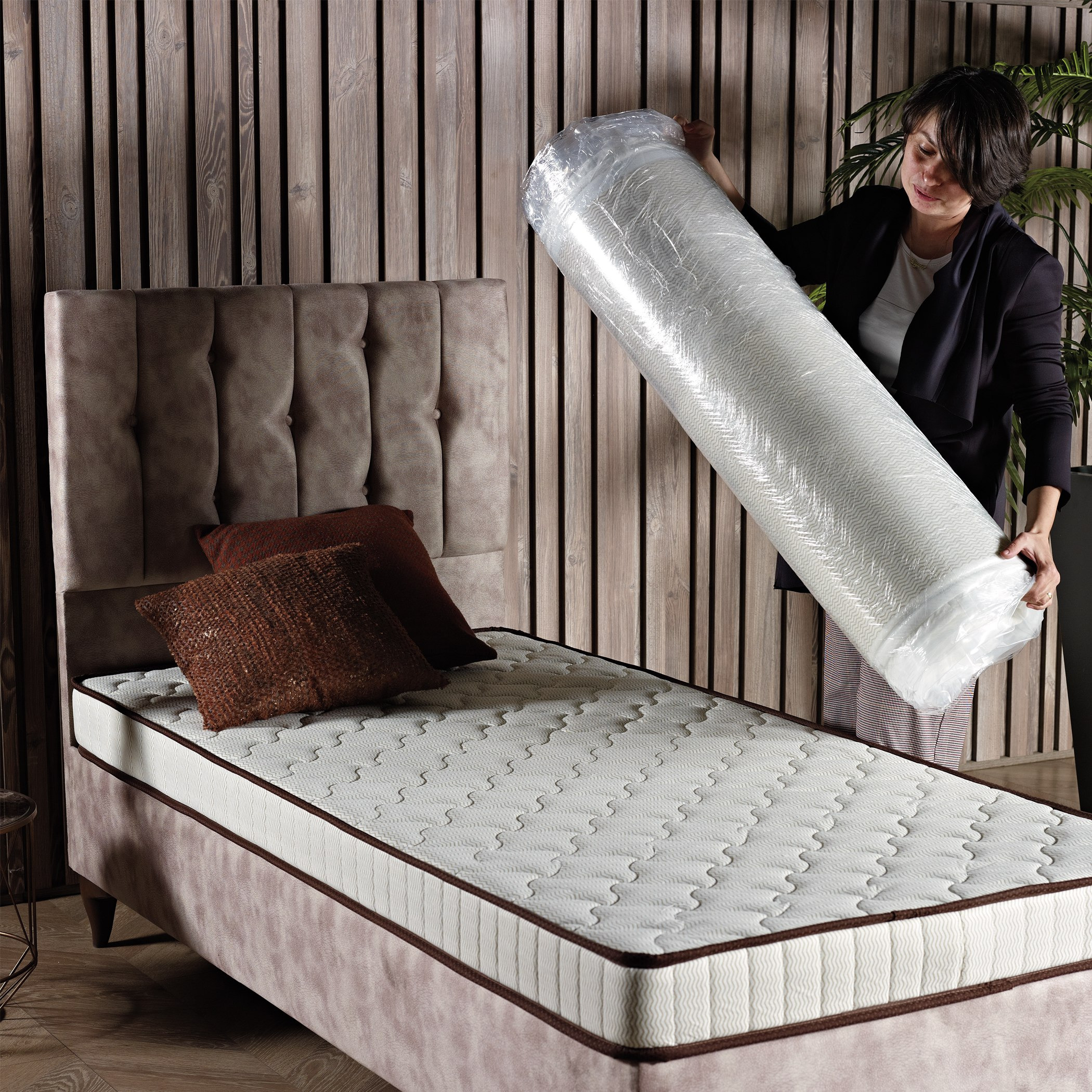 مرتبة فردية بارزة الملمس مغلفة ملفوفة من آي جاز - 90x200x10 سم-hbxfurniture-bedroom-mattresses-single-image-8