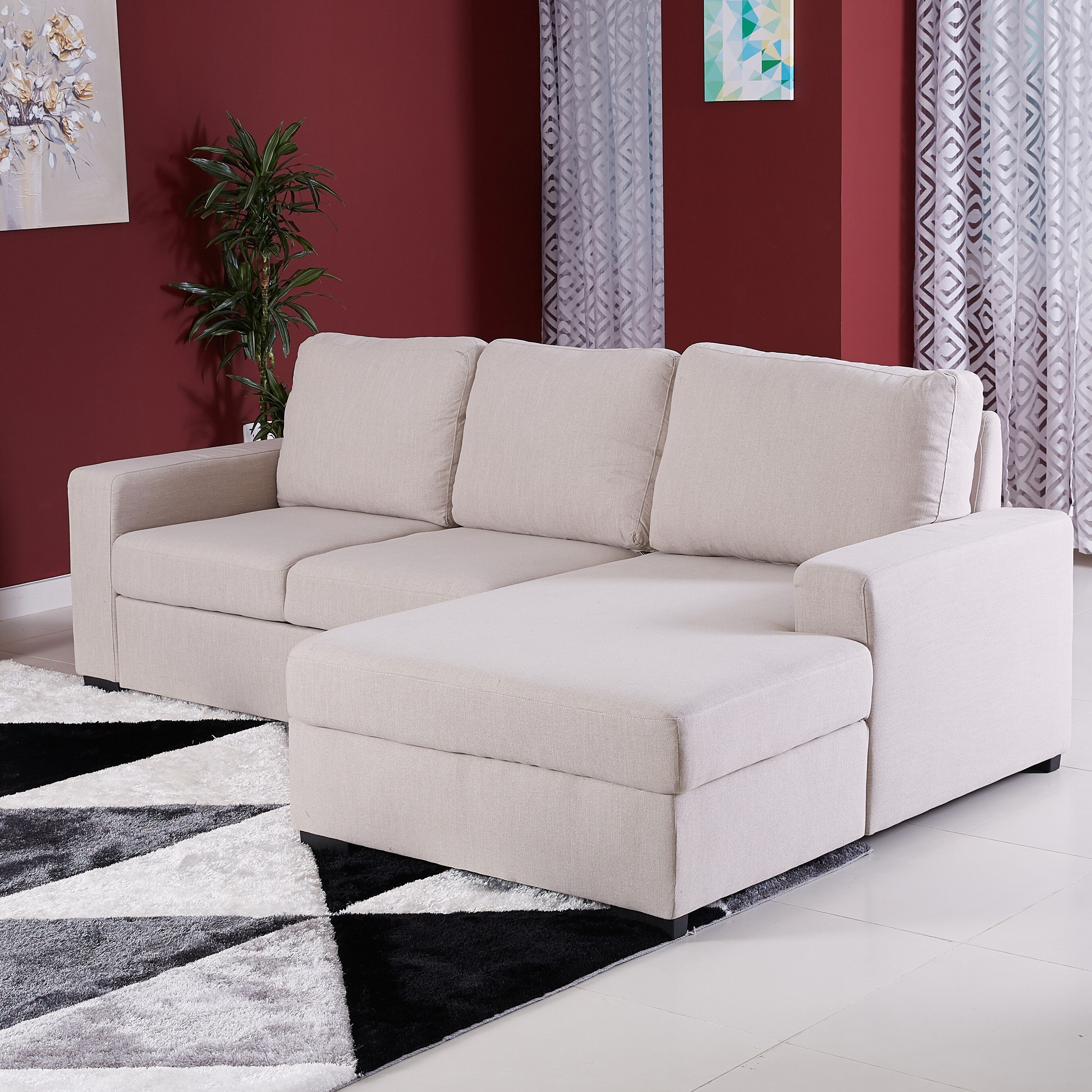 كنبة ركنية يمين مع سرير قابل للسحب من شرشيل-hbxlivingroom-sofasandarmchairs-sofas-image-1