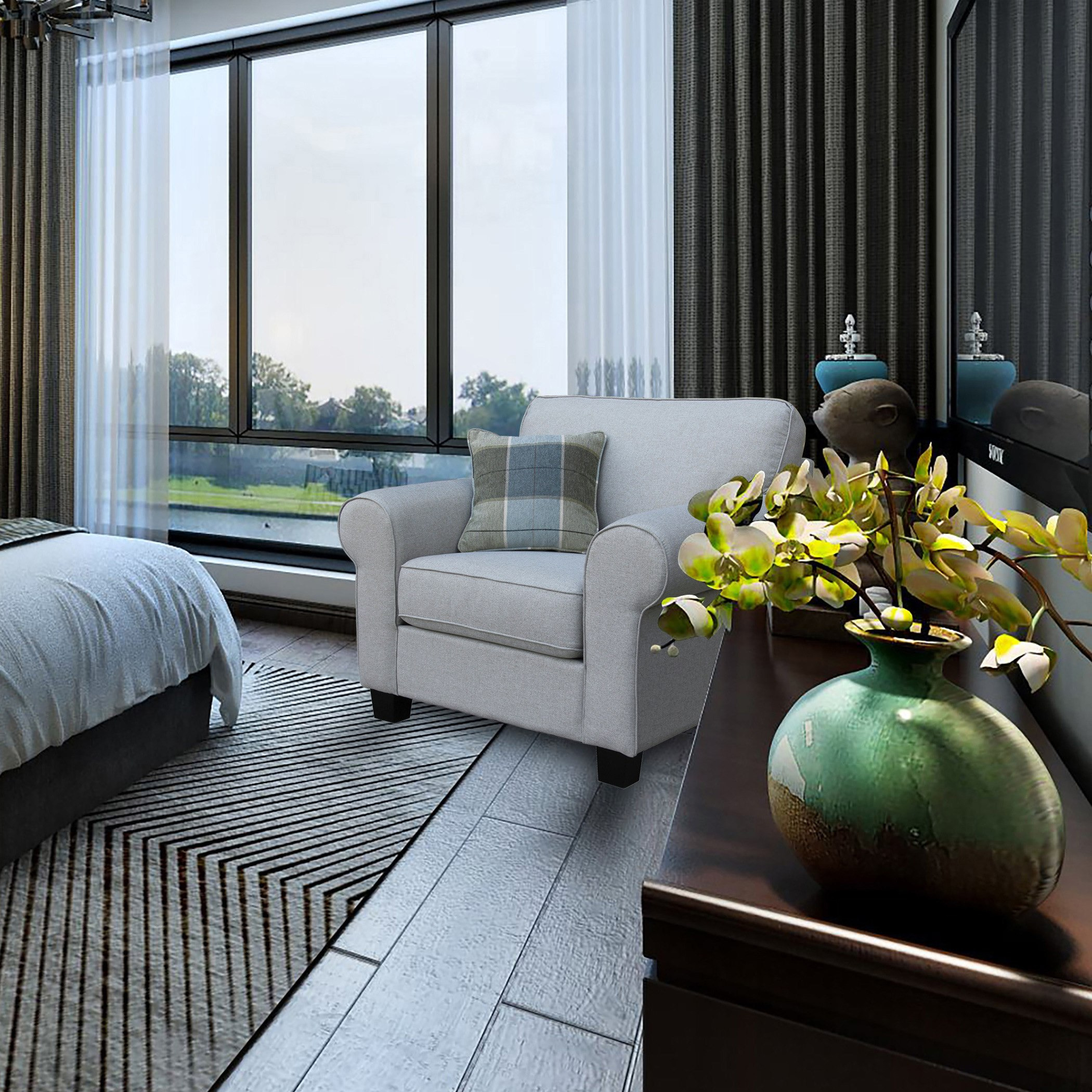 كنبة بمقعد ووسادة واحدة  من فيكتوريا-hbxlivingroom-sofasandarmchairs-sofas-image-2