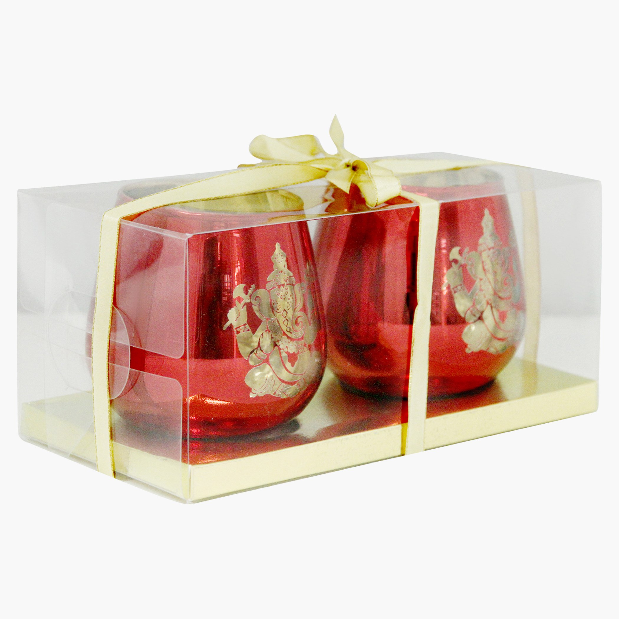 حامل شموع زجاجي على شكل بيضة بطبعات الإلهة جانيشا - طقم من قطعتين-hbxlivingroom-decorandaccessories-candleholders-image-3