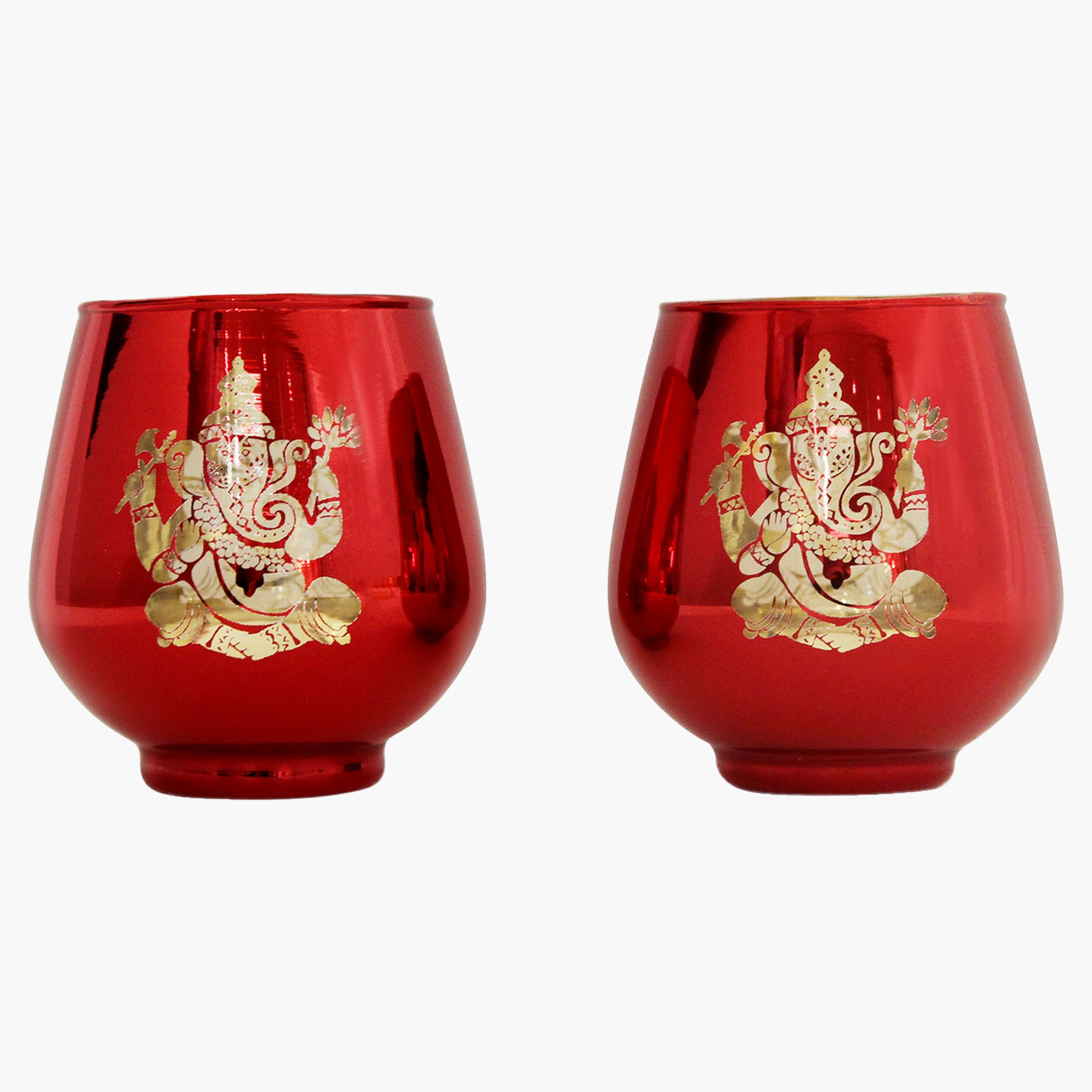 حامل شموع زجاجي على شكل بيضة بطبعات الإلهة جانيشا - طقم من قطعتين-hbxlivingroom-decorandaccessories-candleholders-image-4
