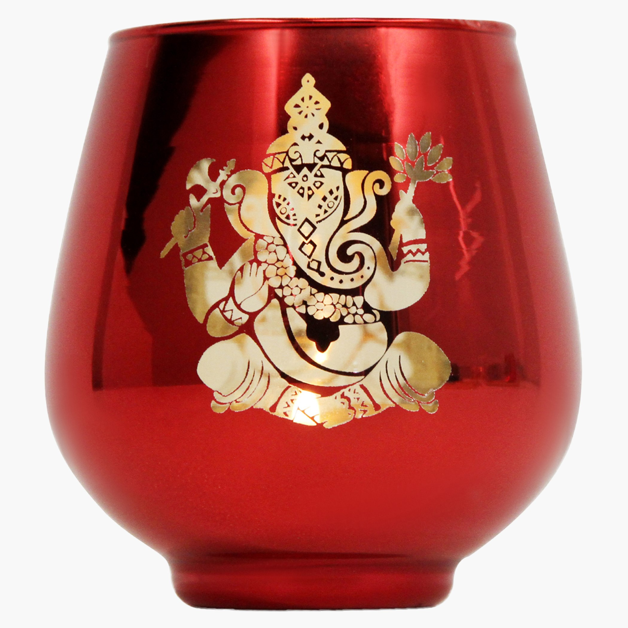 حامل شموع زجاجي على شكل بيضة بطبعات الإلهة جانيشا - طقم من قطعتين-hbxlivingroom-decorandaccessories-candleholders-image-6