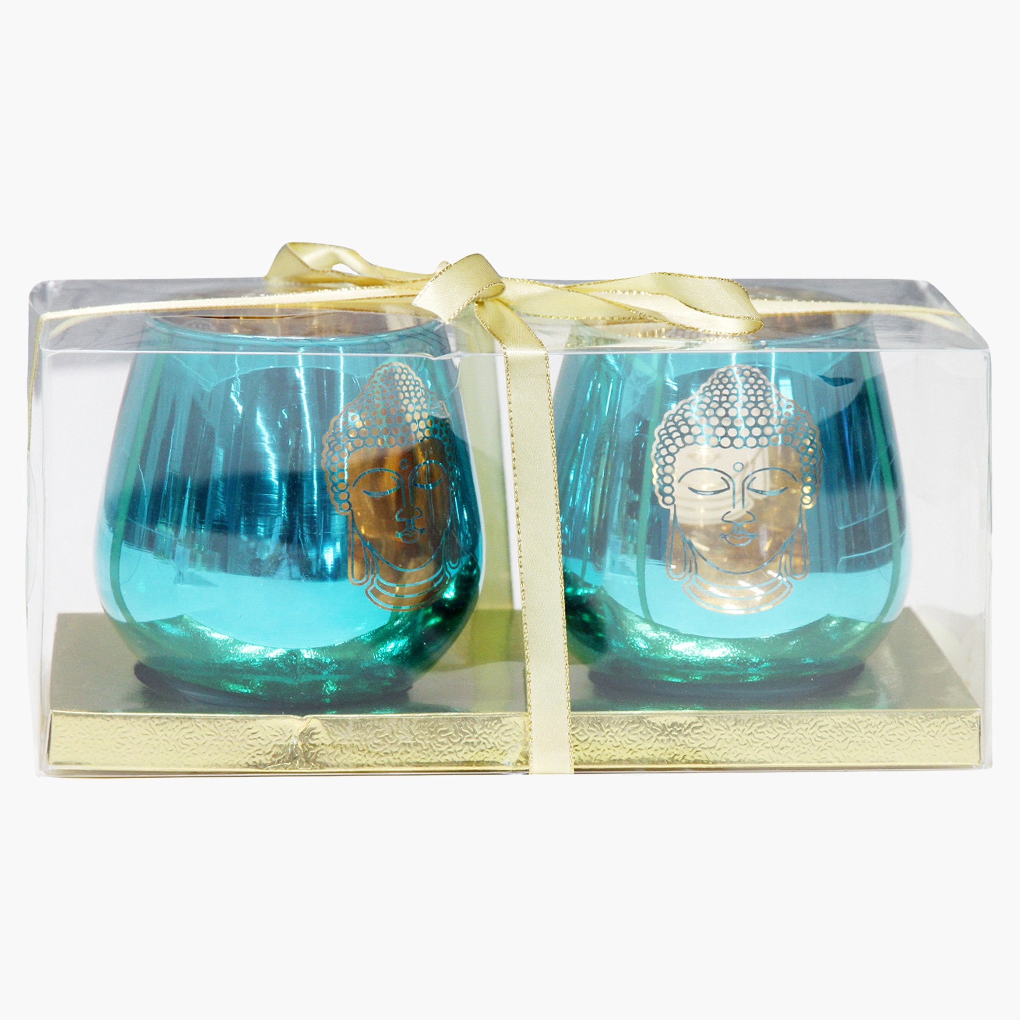طقم حوامل شموع على شكل بيضة بطبعات بطبعات بوذا من قطعتين-hbxlivingroom-decorandaccessories-candleholders-image-1
