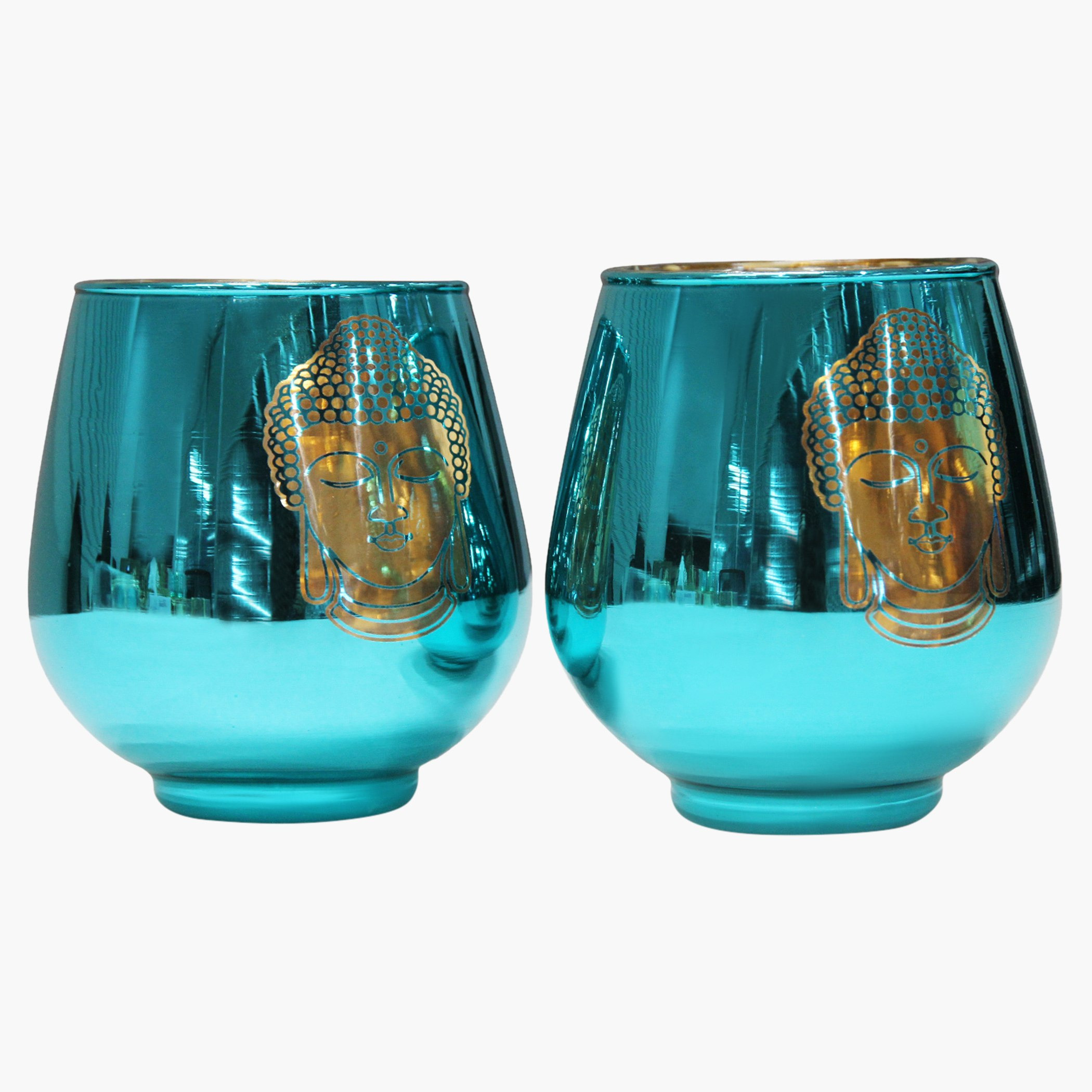 طقم حوامل شموع على شكل بيضة بطبعات بطبعات بوذا من قطعتين-hbxlivingroom-decorandaccessories-candleholders-image-2