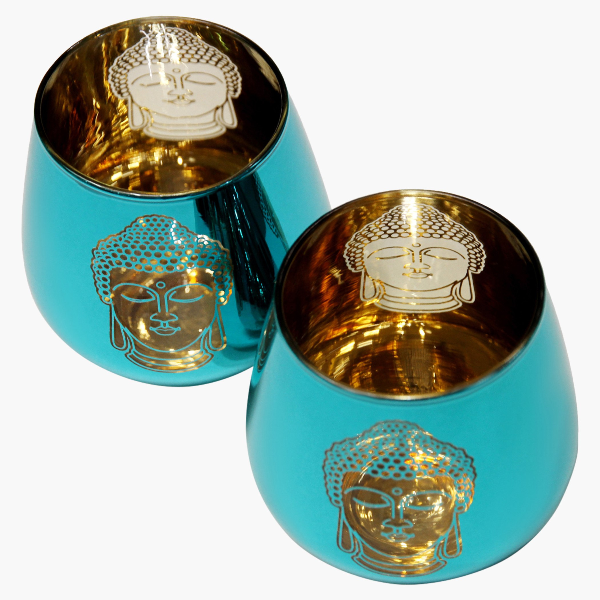 طقم حوامل شموع على شكل بيضة بطبعات بطبعات بوذا من قطعتين-hbxlivingroom-decorandaccessories-candleholders-image-3