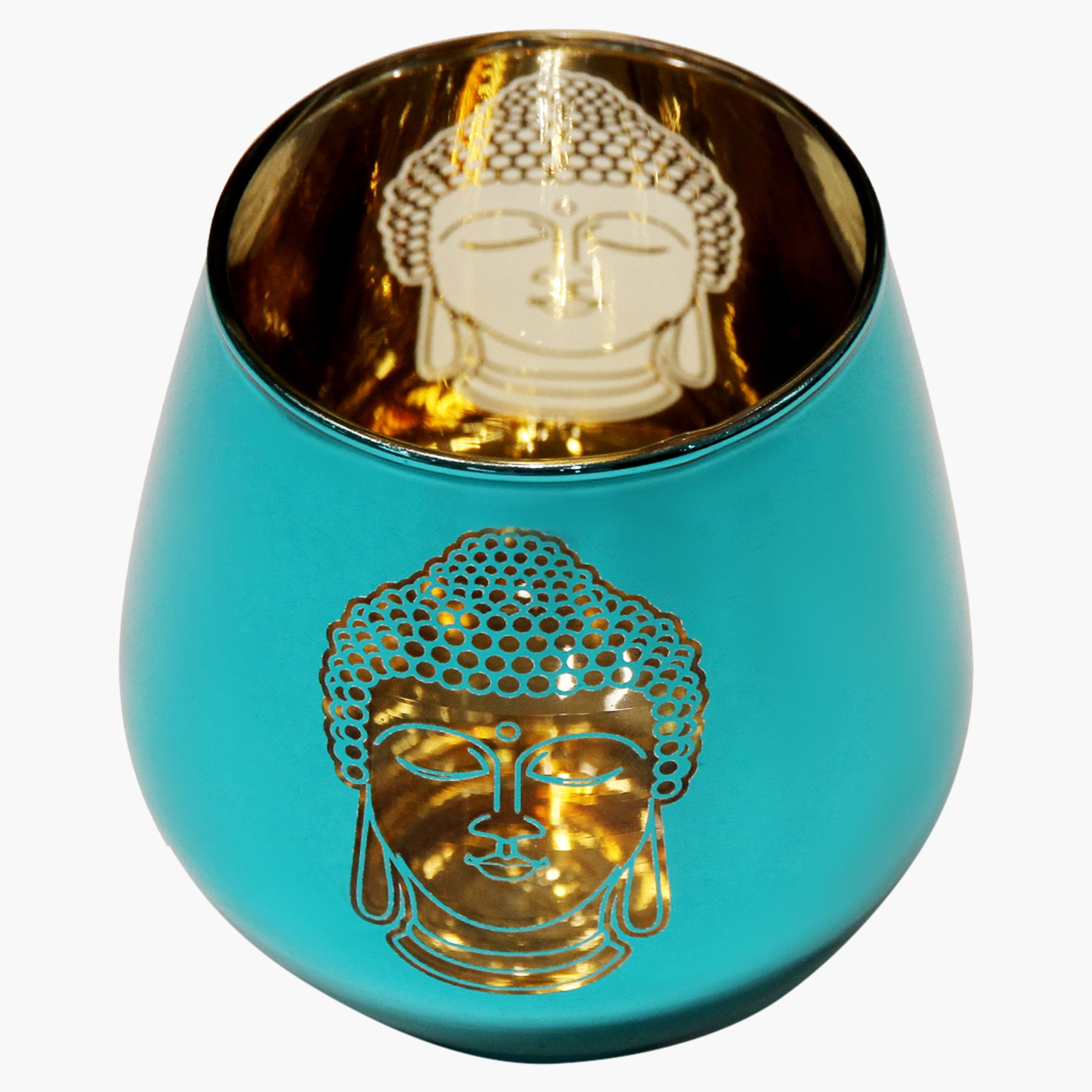 طقم حوامل شموع على شكل بيضة بطبعات بطبعات بوذا من قطعتين-hbxlivingroom-decorandaccessories-candleholders-image-4