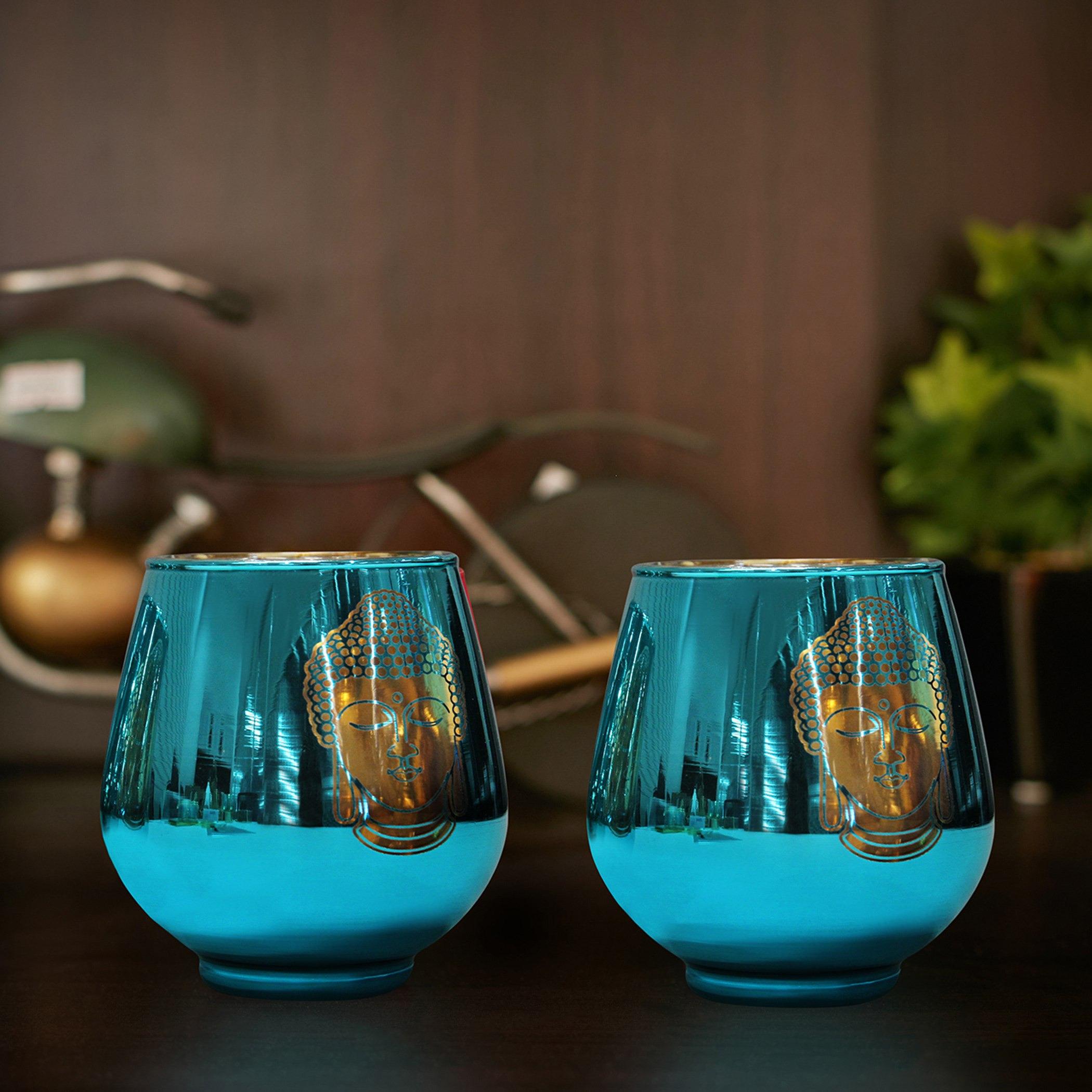 طقم حوامل شموع على شكل بيضة بطبعات بطبعات بوذا من قطعتين-hbxlivingroom-decorandaccessories-candleholders-image-6