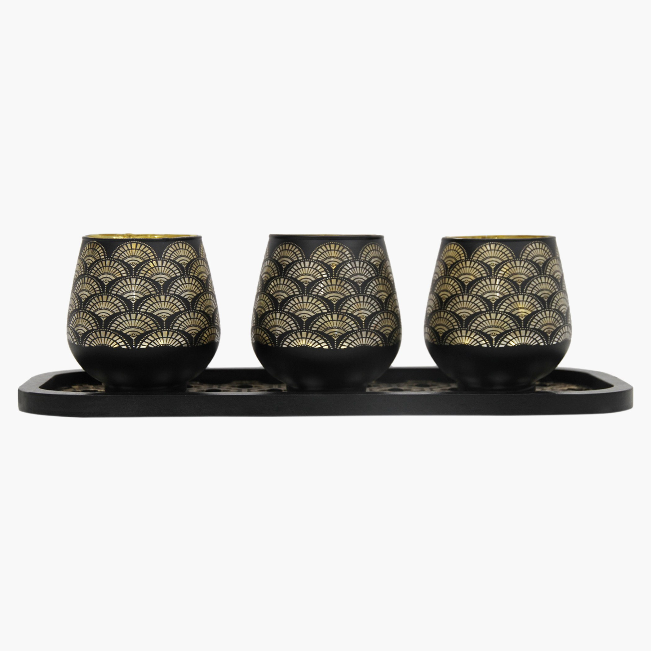 طقم حوامل شموع على شكل بيضة وصينية - 3 قطع-hbxlivingroom-decorandaccessories-candleholders-image-2