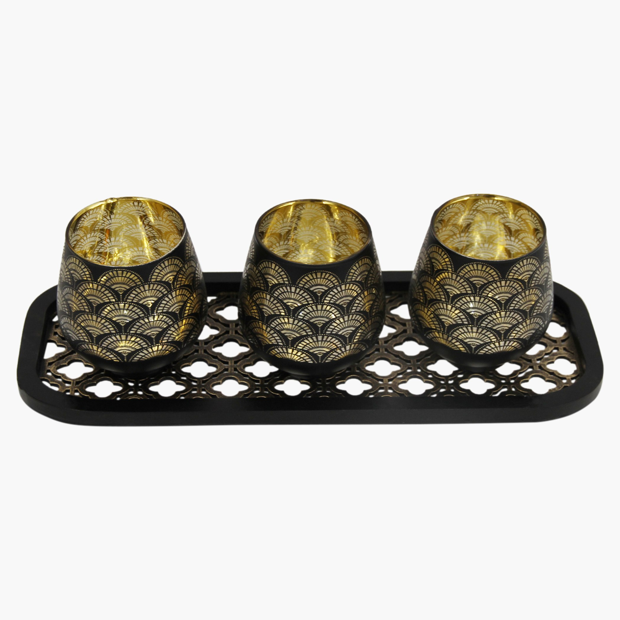 طقم حوامل شموع على شكل بيضة وصينية - 3 قطع-hbxlivingroom-decorandaccessories-candleholders-image-4