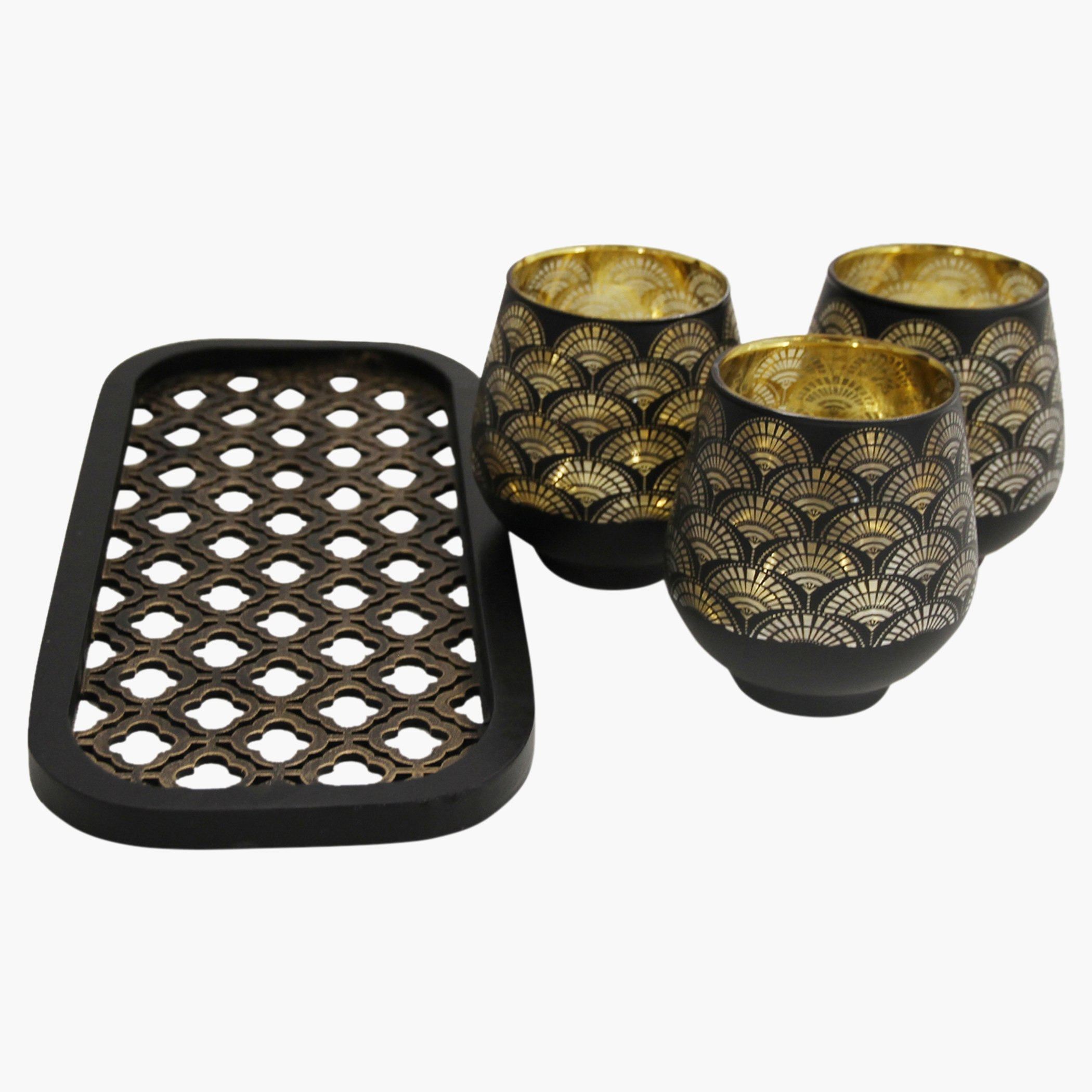 طقم حوامل شموع على شكل بيضة وصينية - 3 قطع-hbxlivingroom-decorandaccessories-candleholders-image-5
